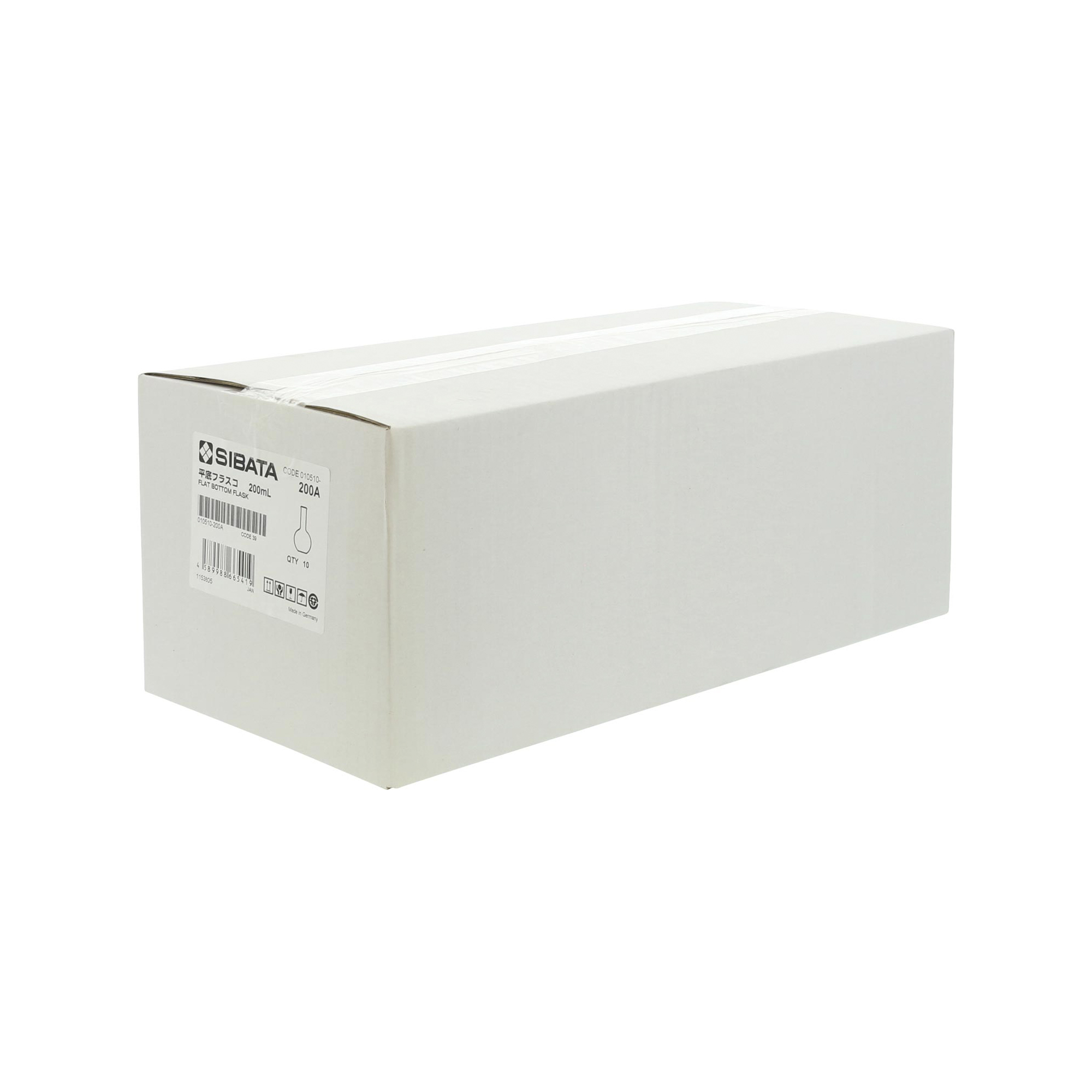 平底フラスコ 200mL 10入