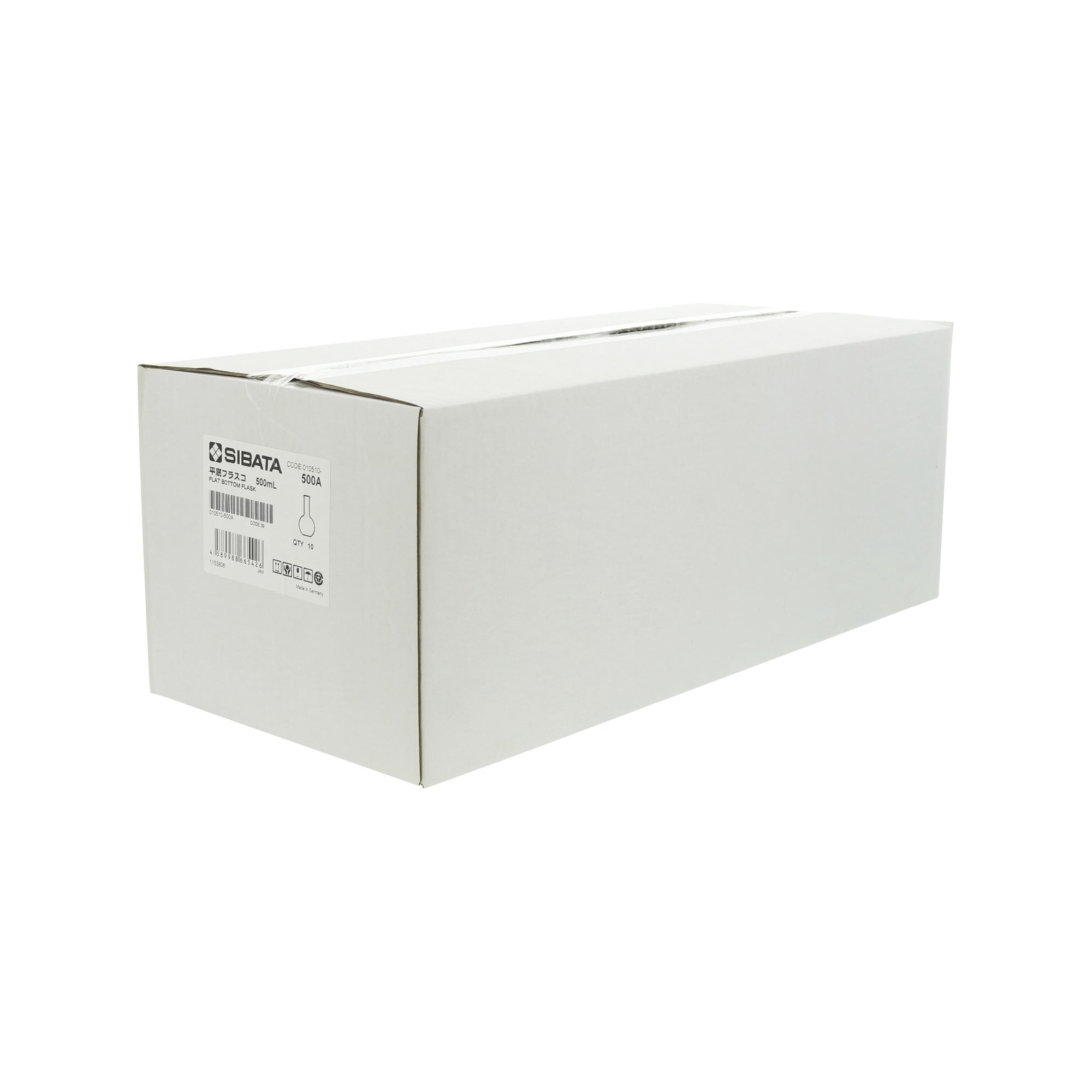 平底フラスコ 500mL 10入