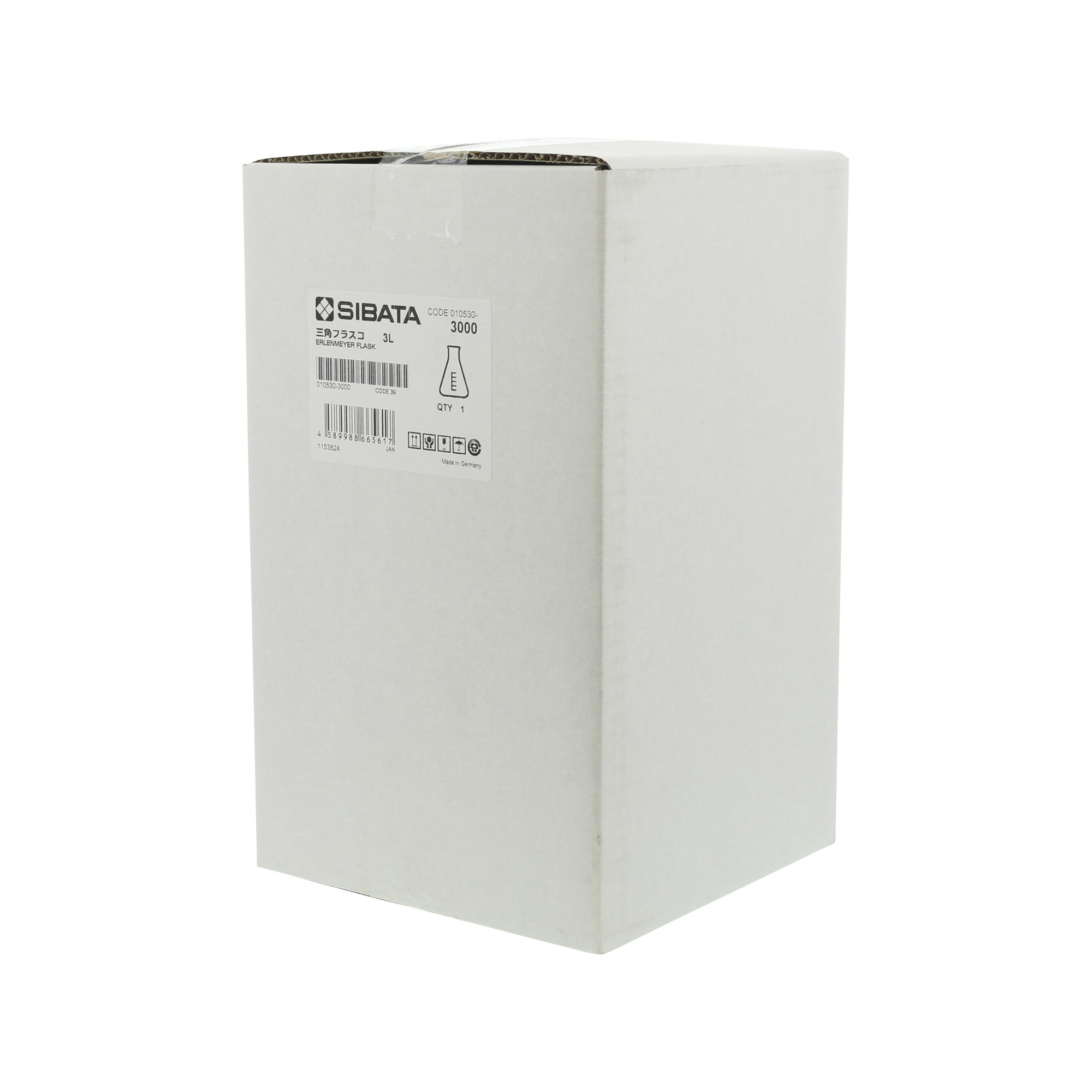 三角フラスコ 目安目盛付 3000mL