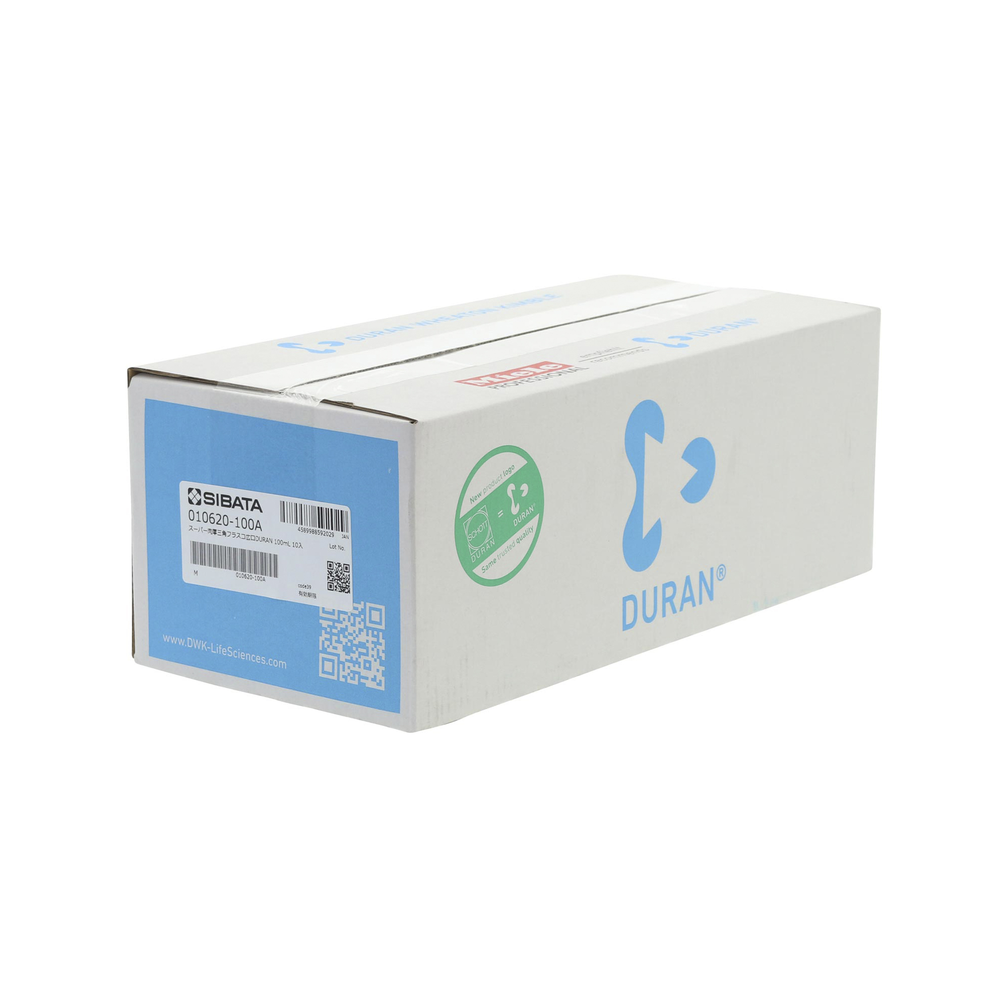 スーパー肉厚三角フラスコ 広口 100mL 10入