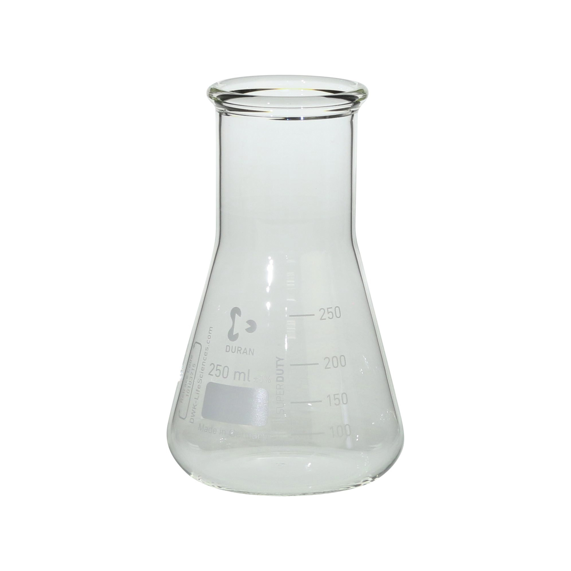 スーパー肉厚三角フラスコ 広口 250mL 10入