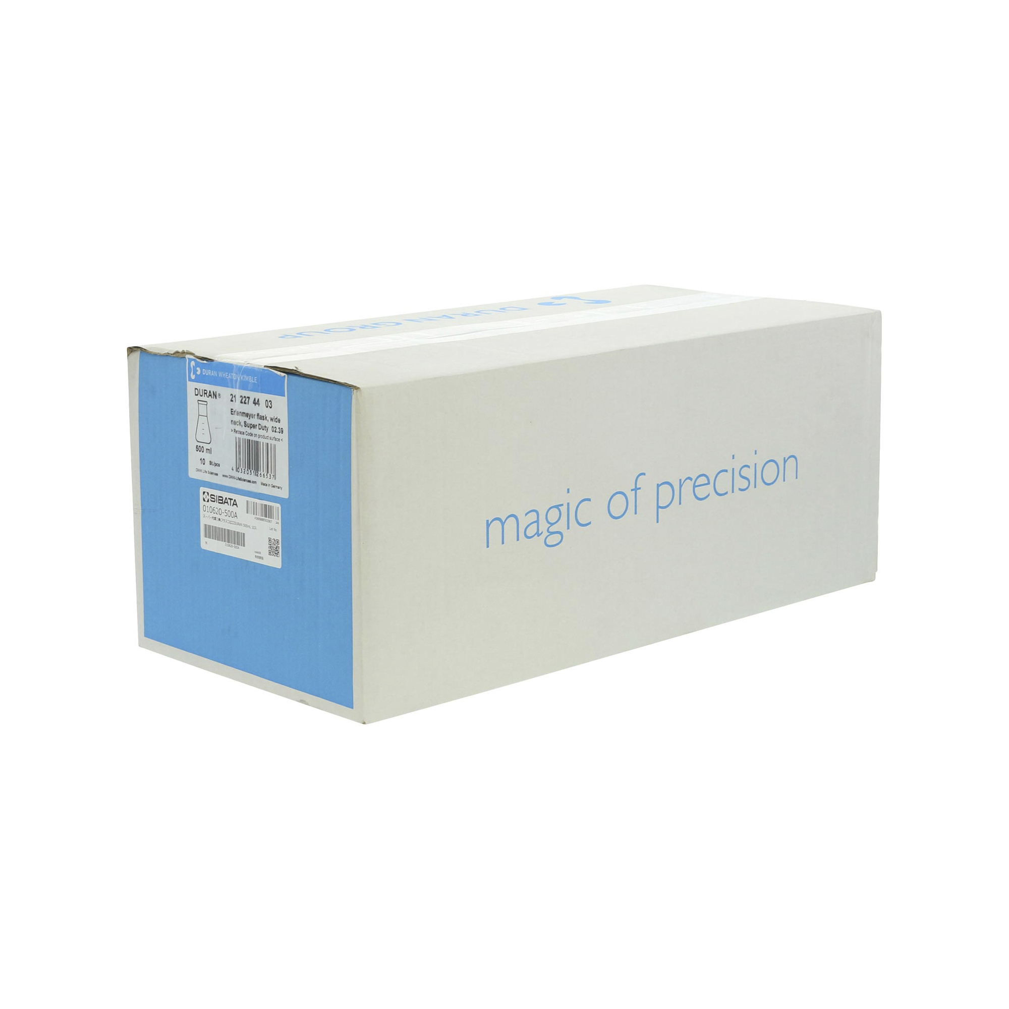 スーパー肉厚三角フラスコ 広口 500mL 10入