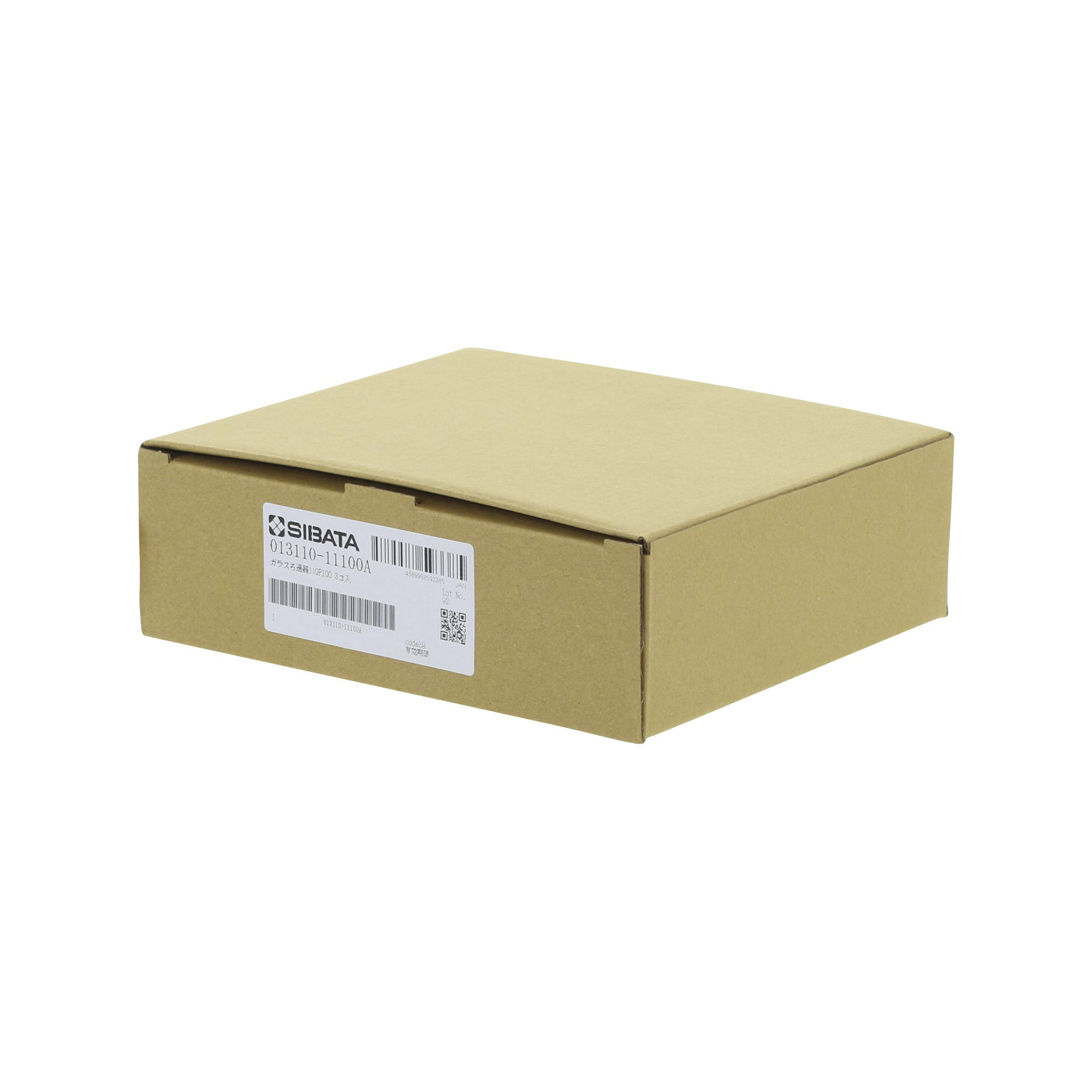 ガラスろ過器 円筒ロート形 11GP100 3入