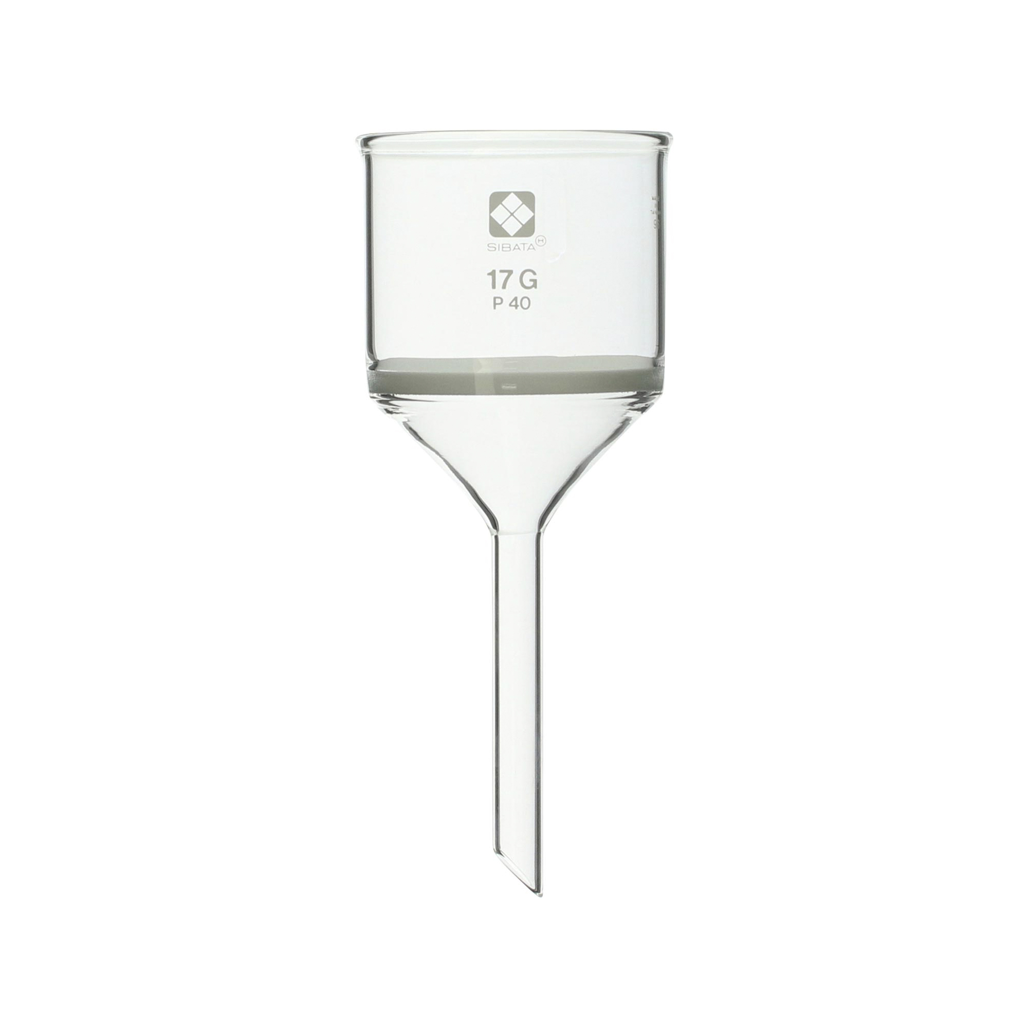 ガラスろ過器 円筒ロート形 17GP40