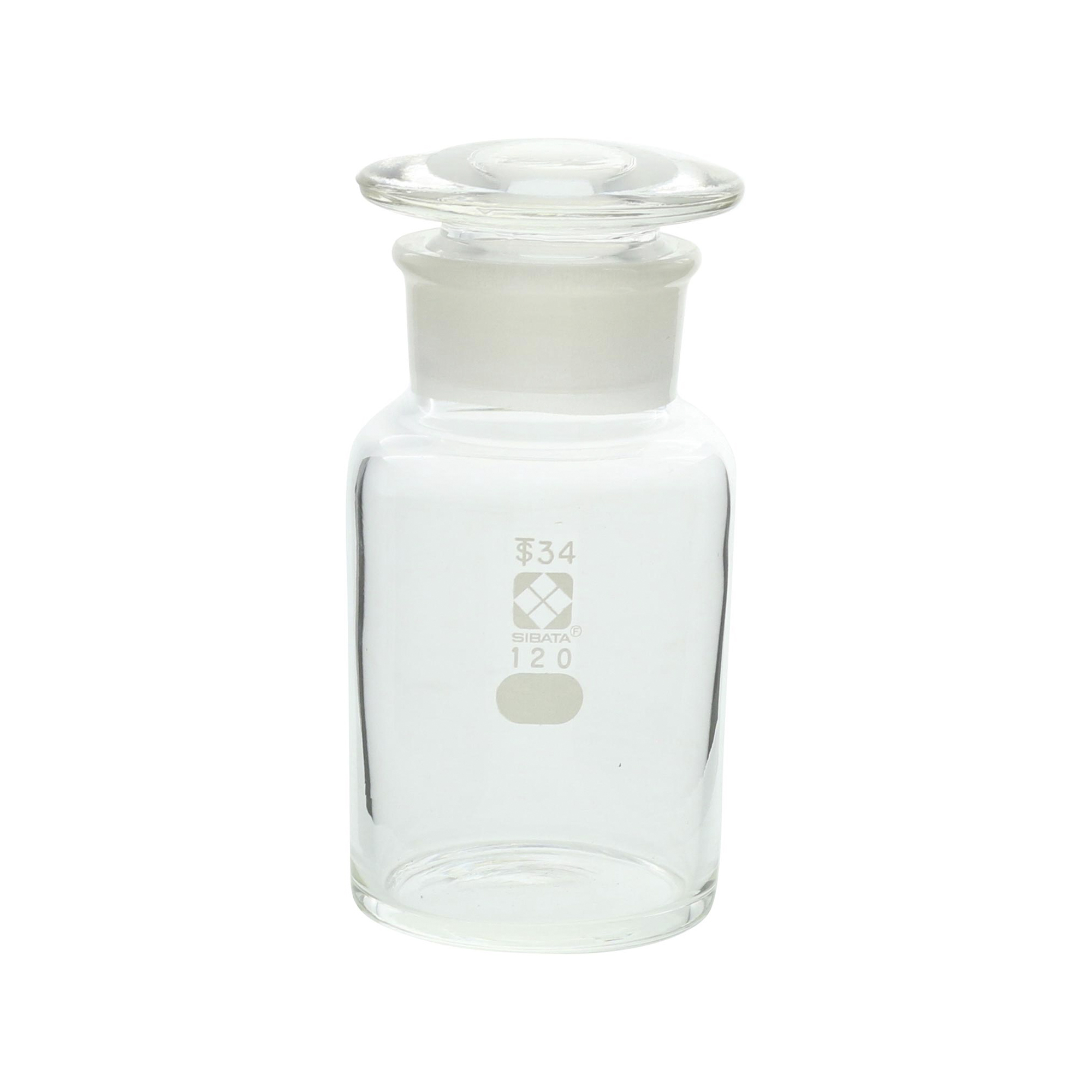 試薬びん 広口 120mL 10入