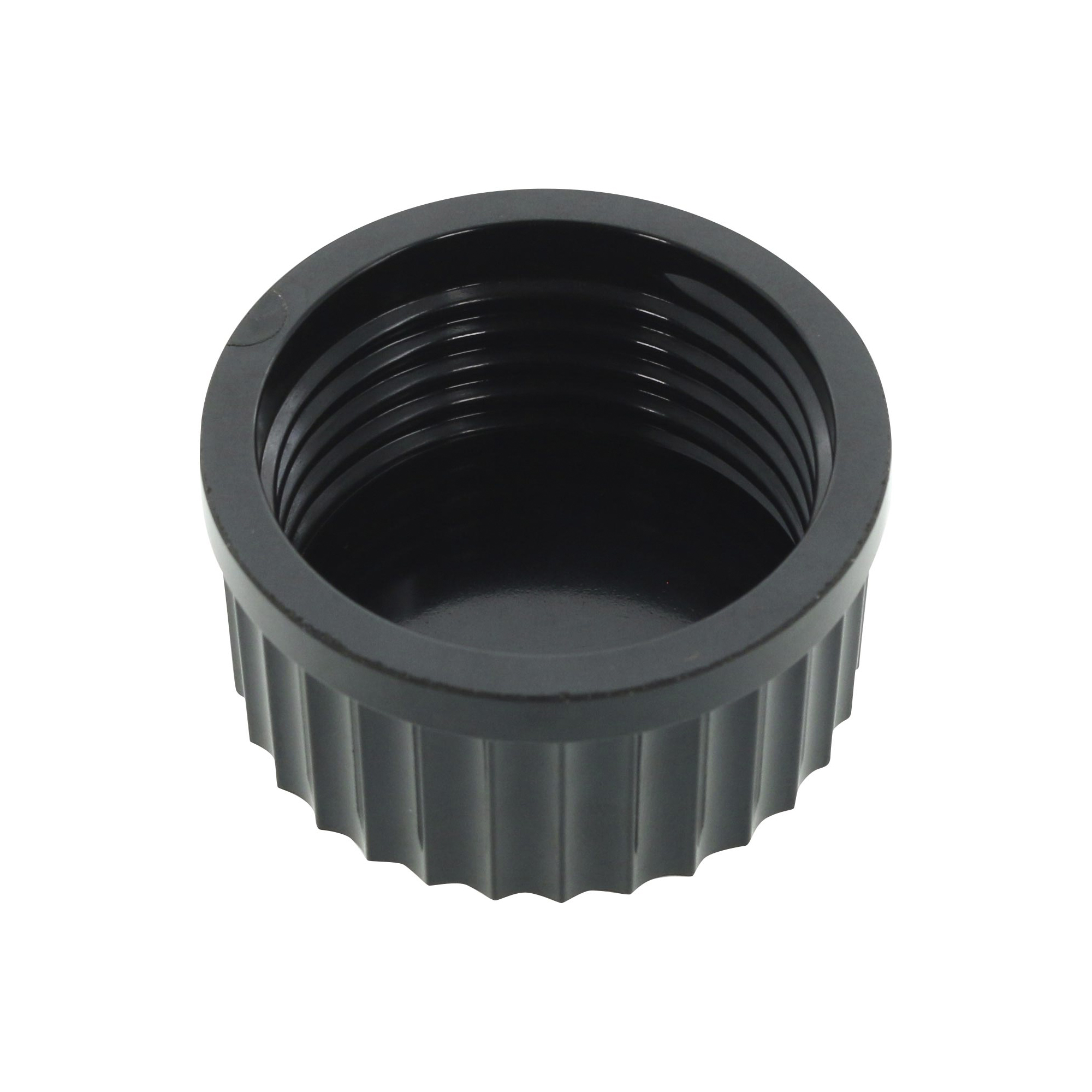 黒キャップ ねじ口びん用 GL-45 パッキンなし 10入