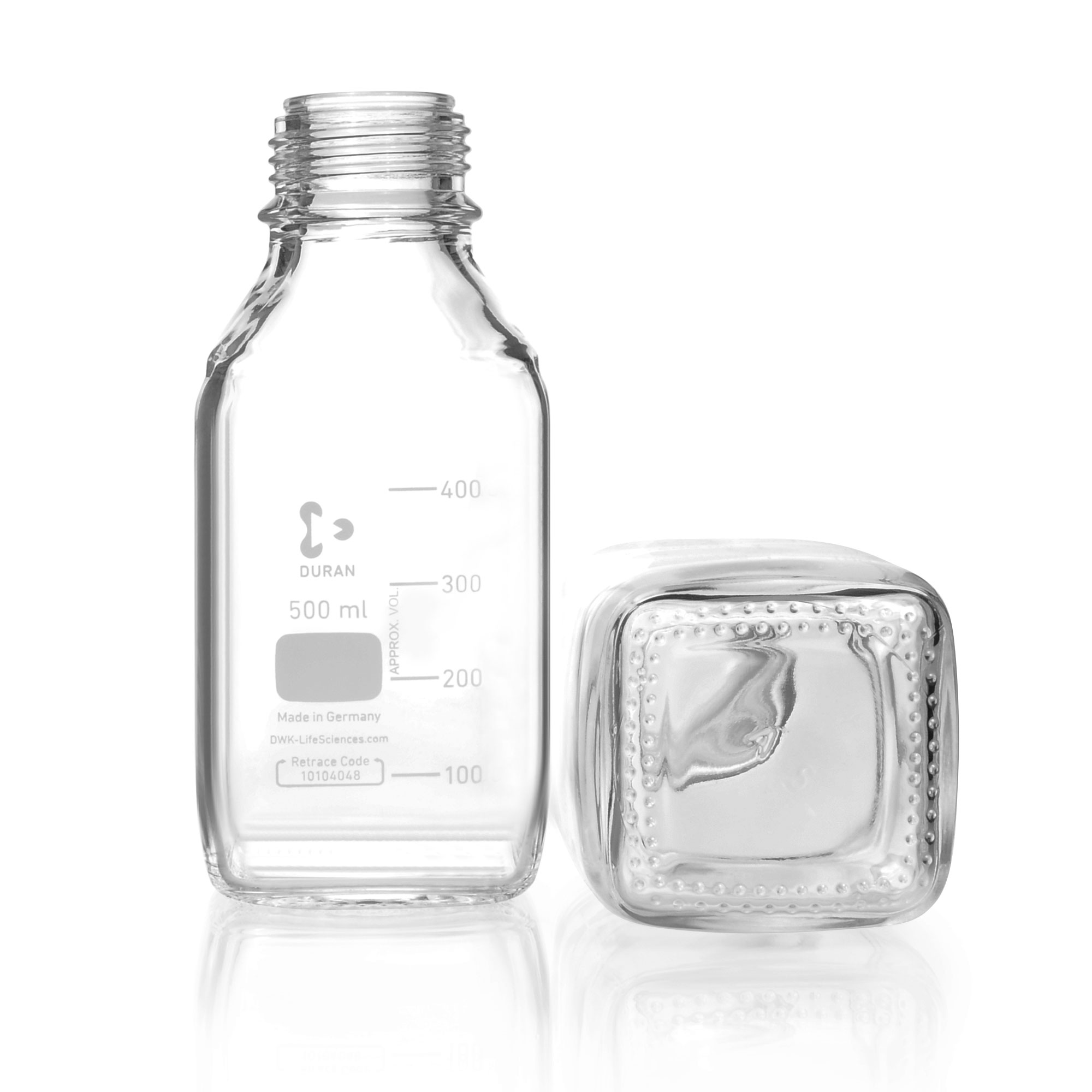 耐熱ねじ口角びん びんのみ 500mL 10入