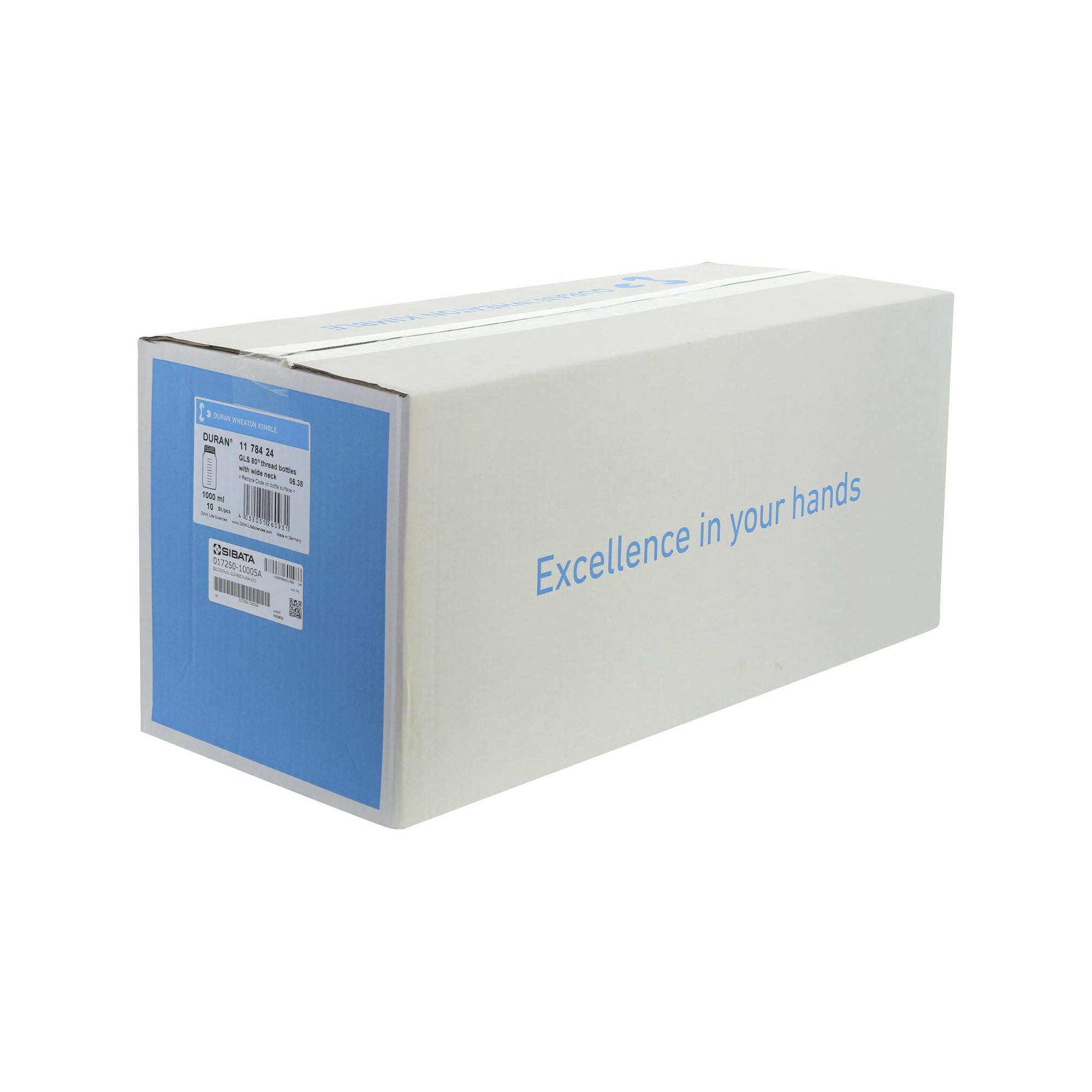 耐熱ねじ口びん 広口 びんのみ 1000mL 10入