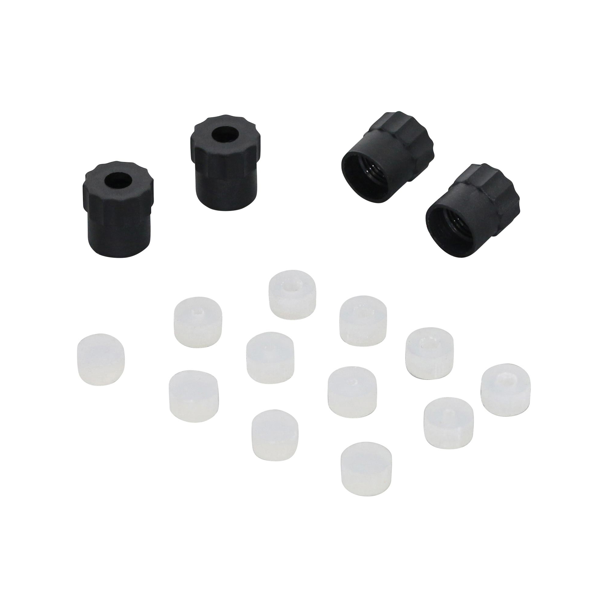 HPLC 4ポートねじ口キャップスペアパーツセット