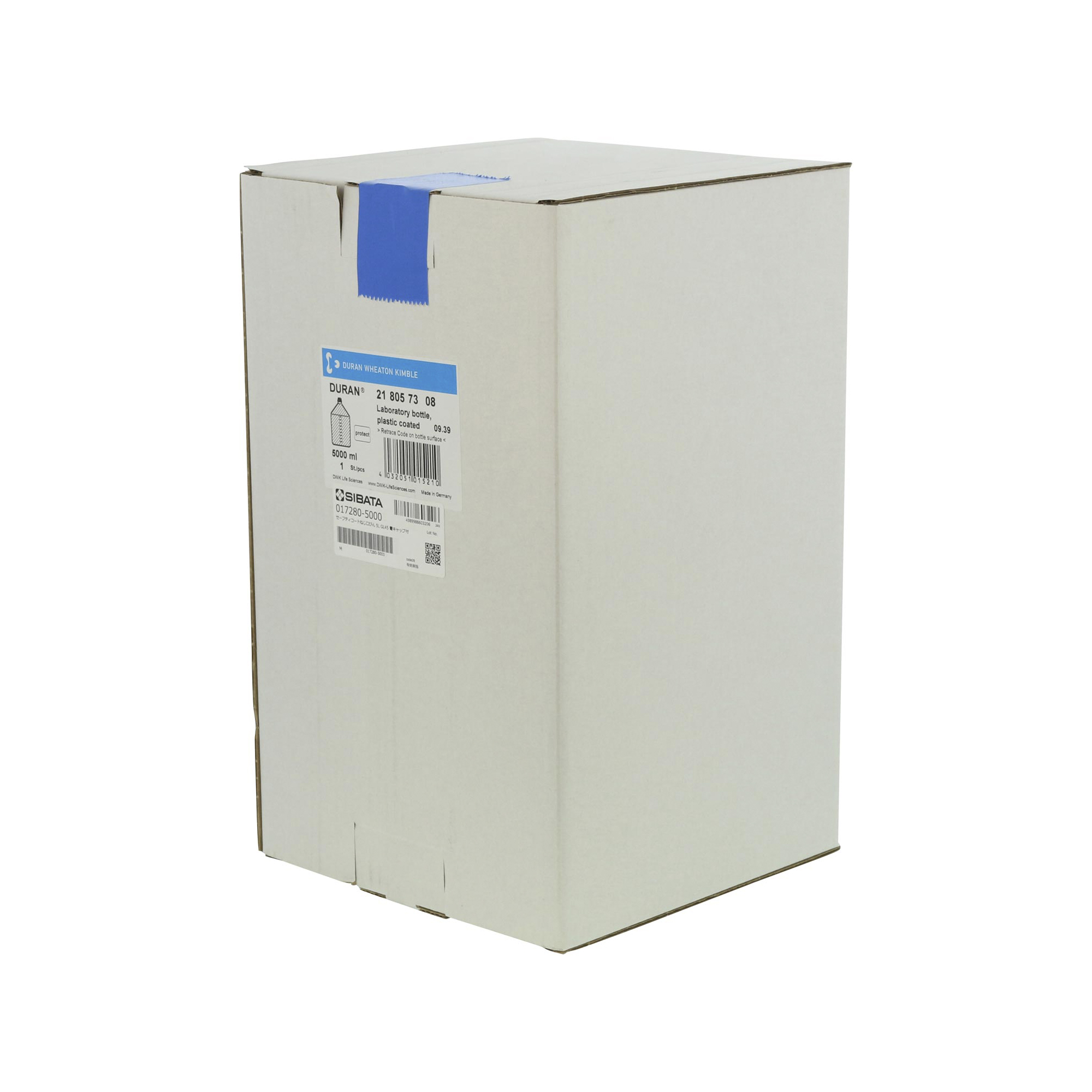 セーフティコートねじ口びん 青キャップ付 5000mL