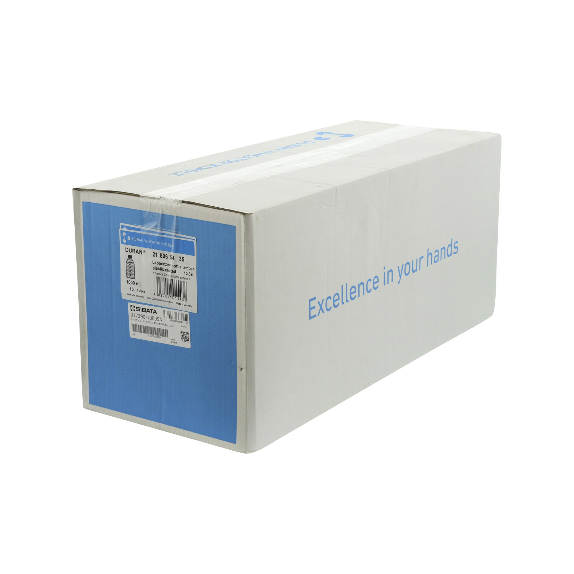 セーフティコートねじ口びん 茶褐色 びんのみ 1000mL 10入