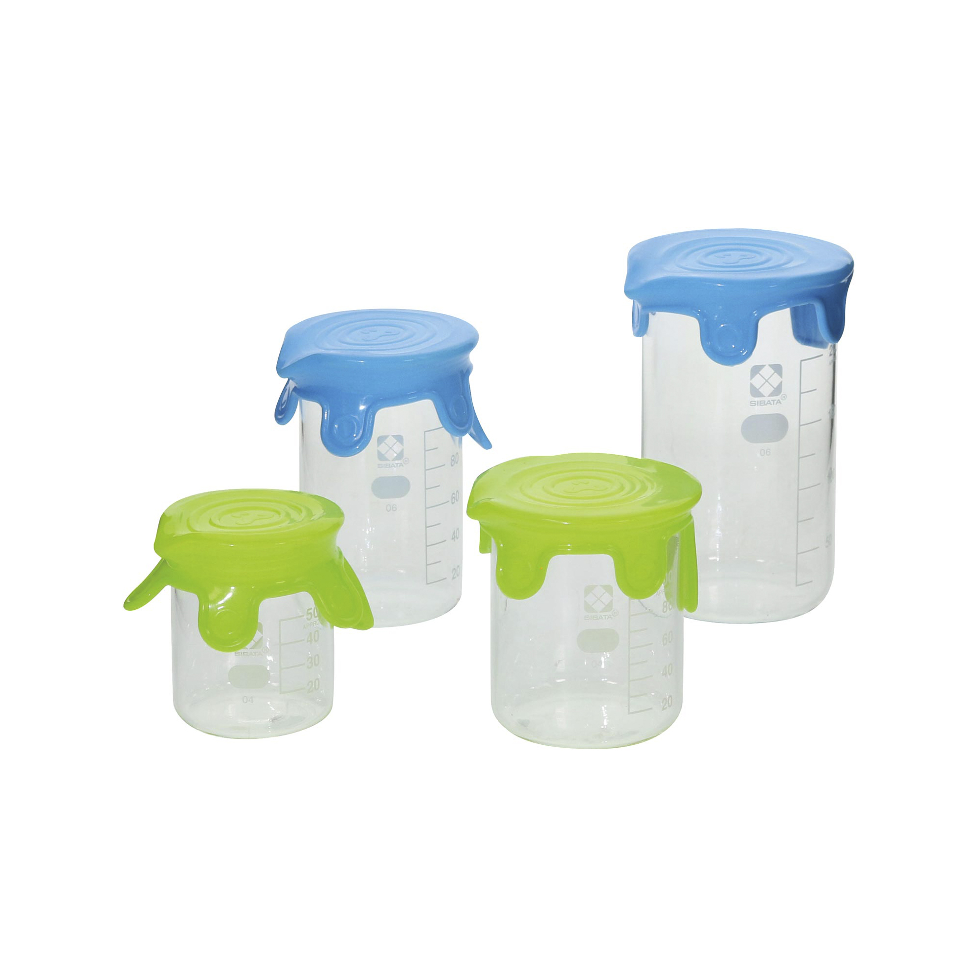 シリコーンリッド S 青2入 緑2入