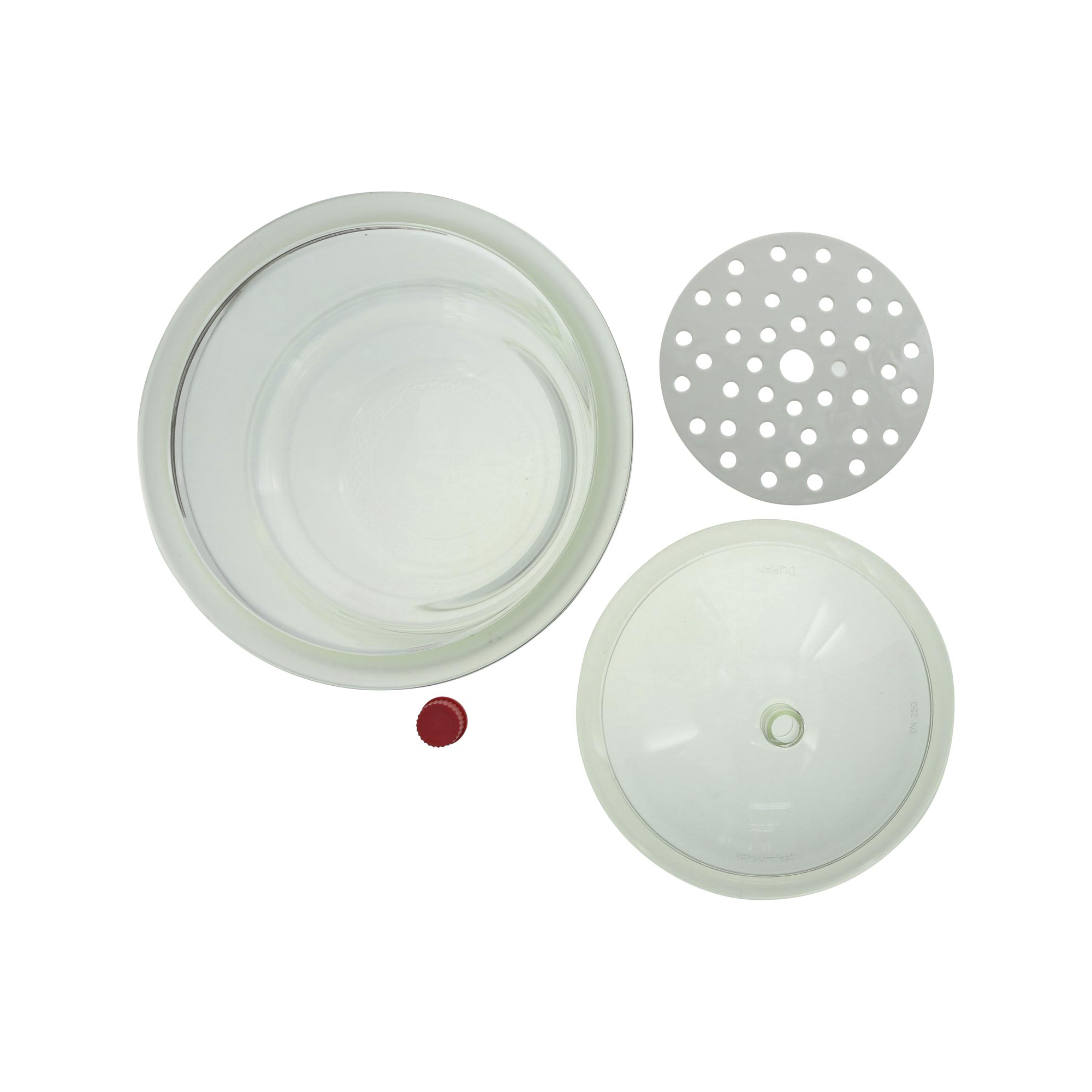 ねじ口デシケーター キャップ付 DURAN 250