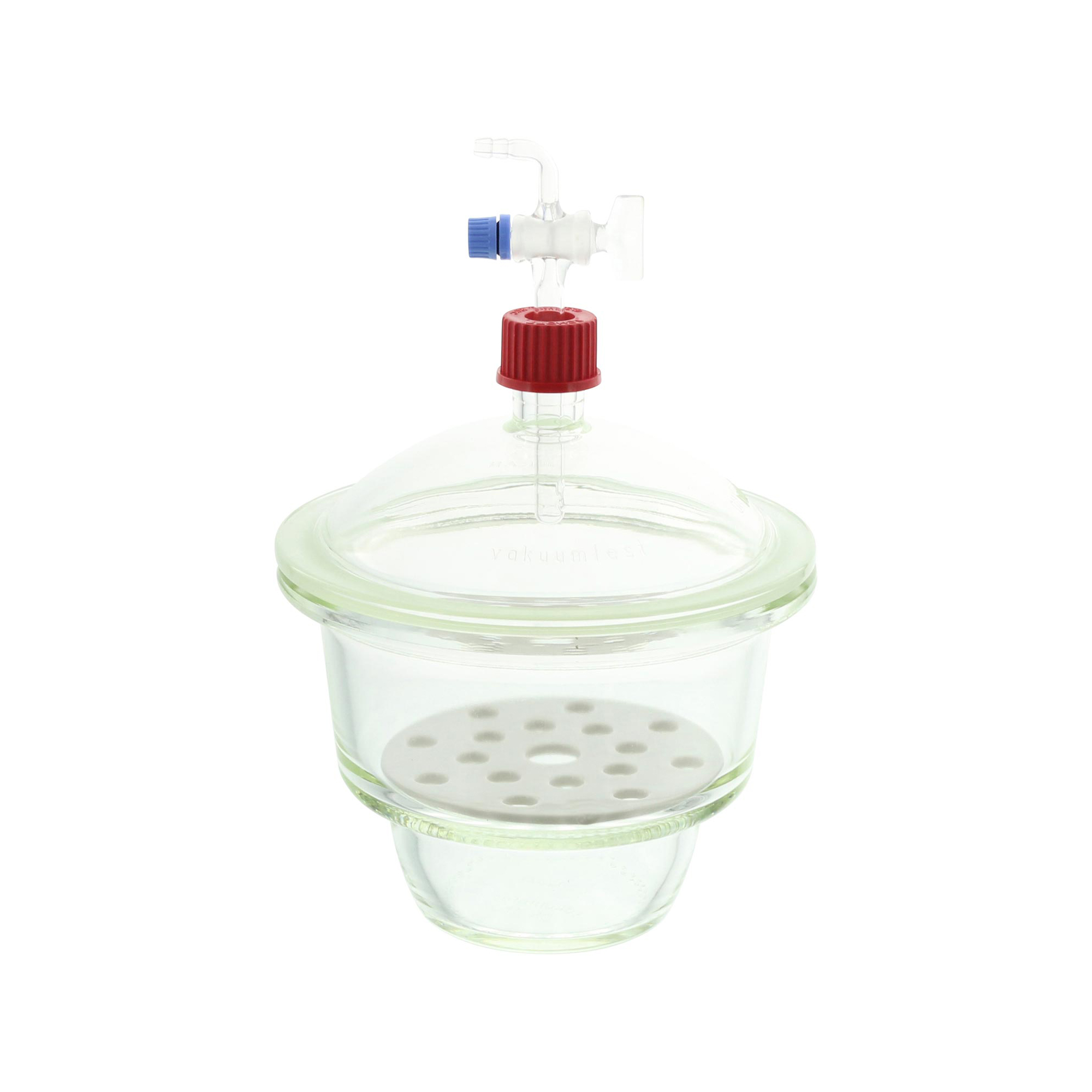 ねじ口デシケーター上口コック付 DURAN 150