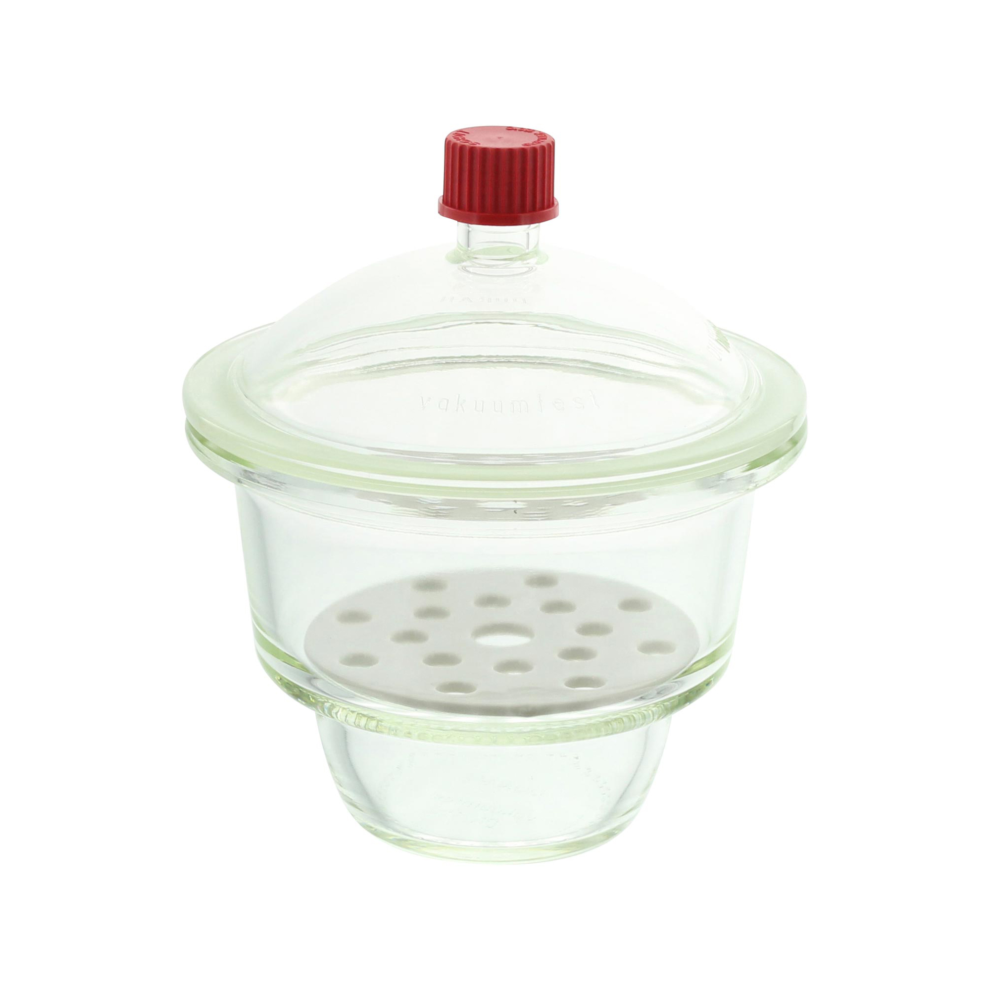 ねじ口デシケーター上口コック付 DURAN 150