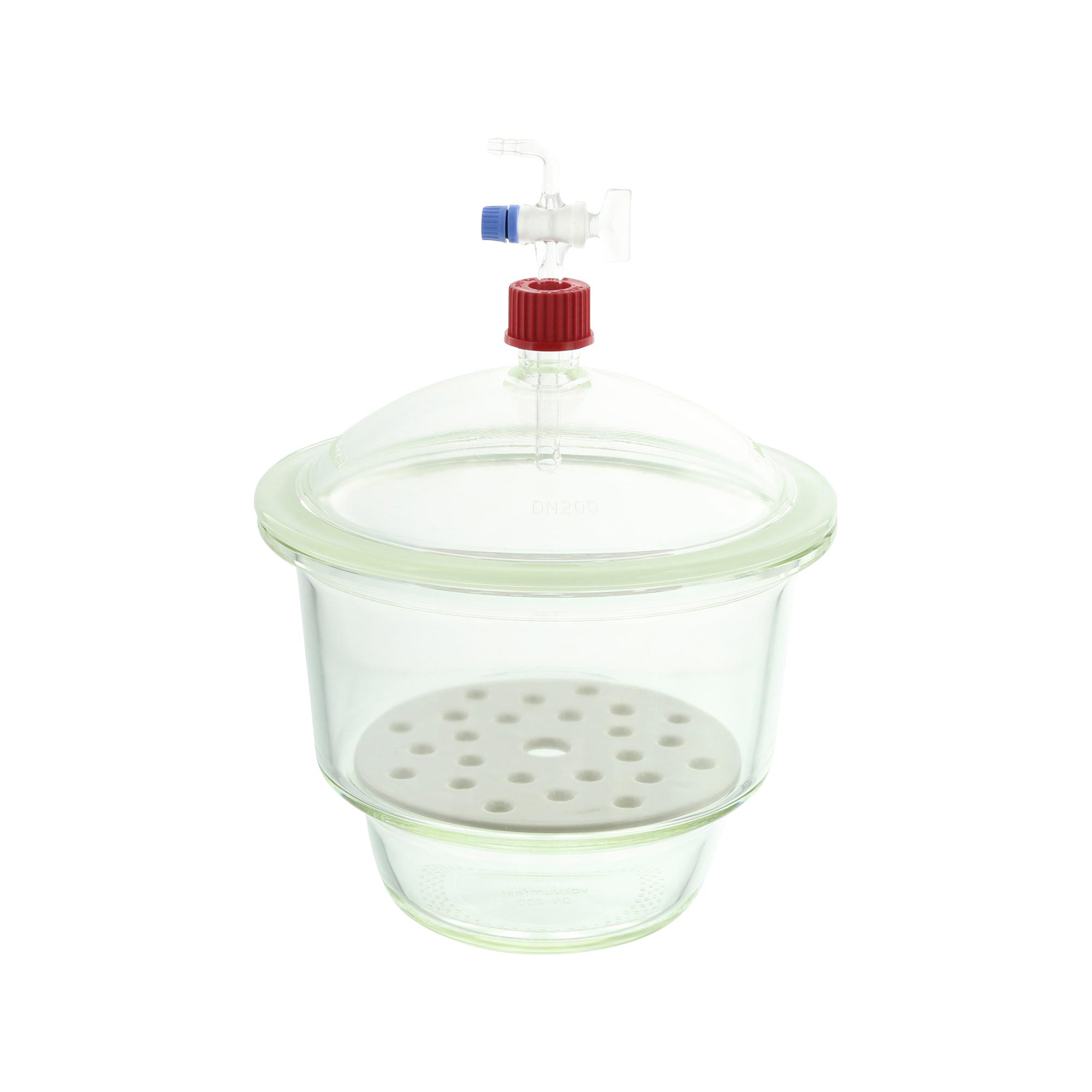 ねじ口デシケーター上口コック付 DURAN 200