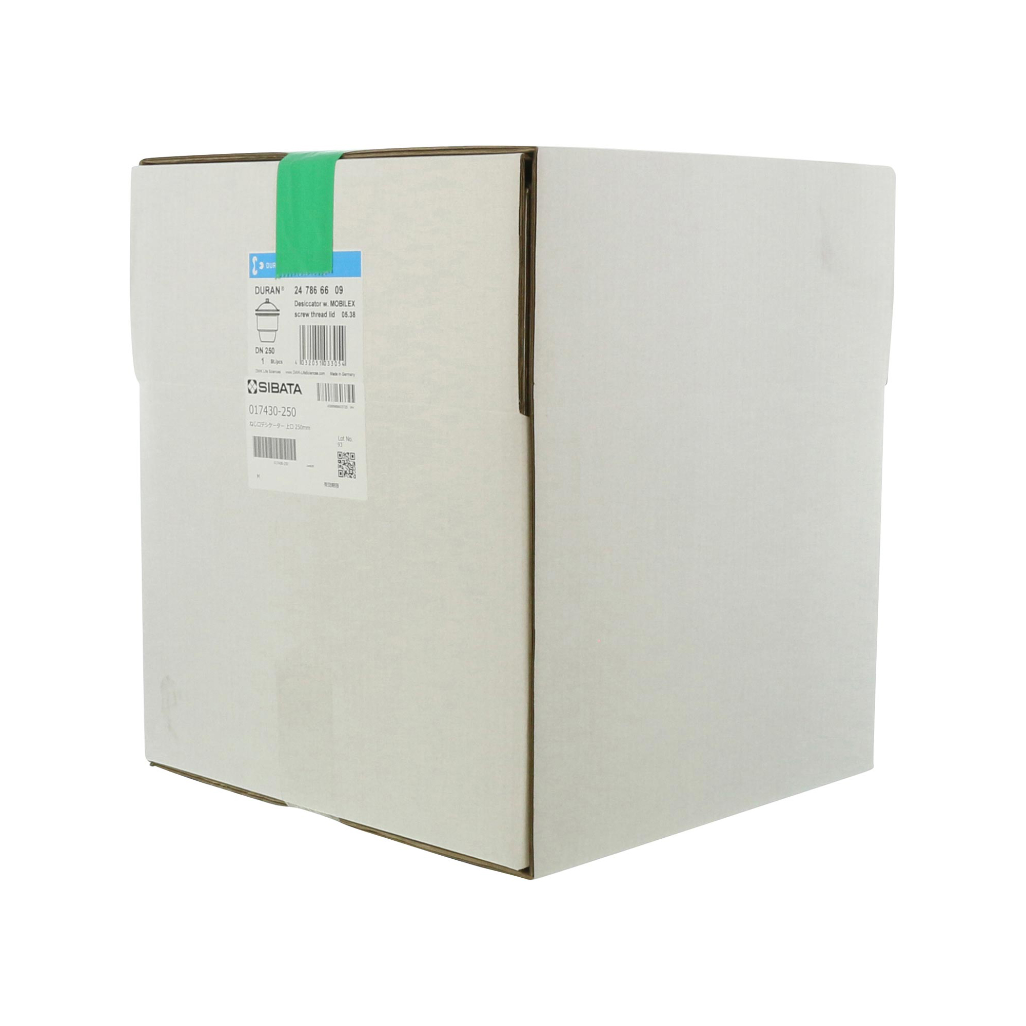 ねじ口デシケーター上口コック付 DURAN 250