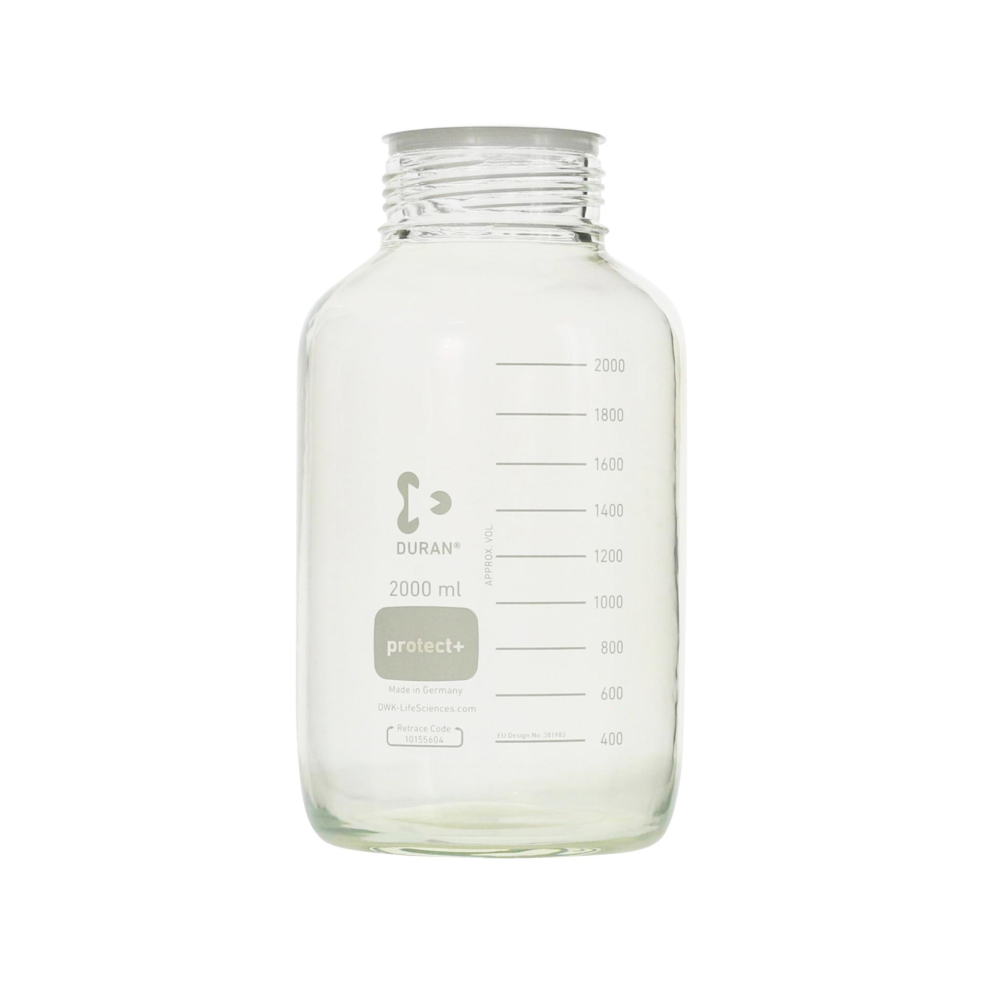 プロテクトプラスコートねじ口びん 広口 びんのみ 2000mL 6入