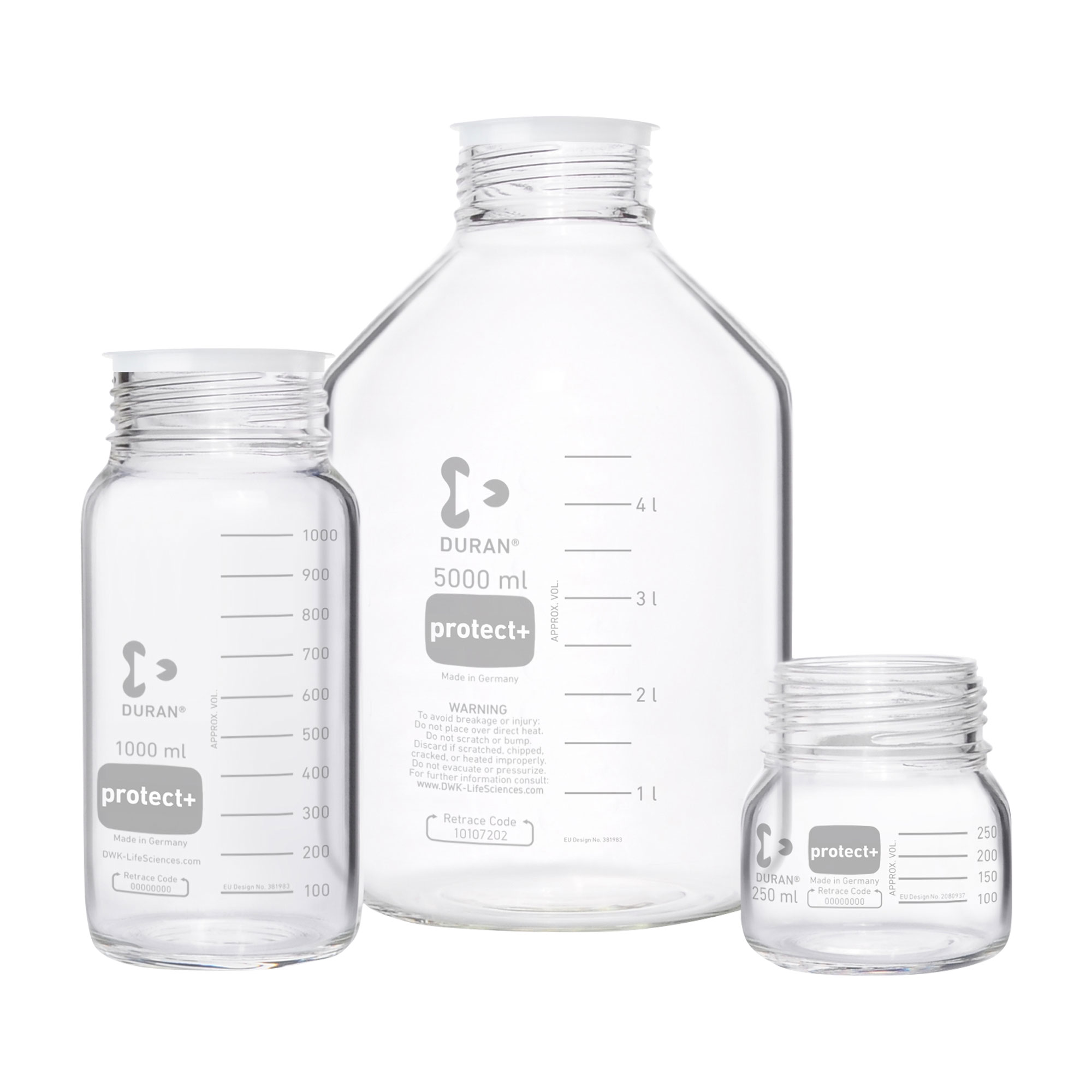 プロテクトプラスコートねじ口びん 広口 びんのみ 5000mL