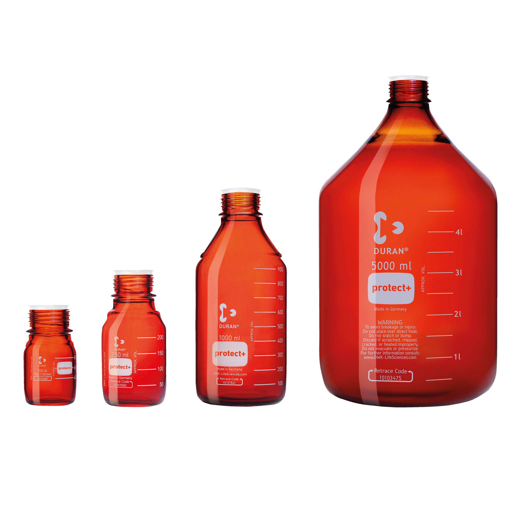 プロテクトプラスコートねじ口びん 茶かっ色 びんのみ 2000mL 6入