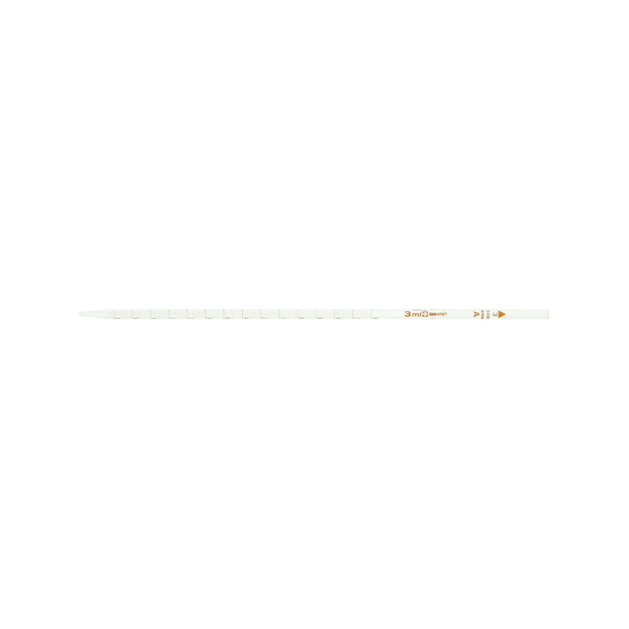 メスピペット カスタムA 先端目盛 3mL 10入