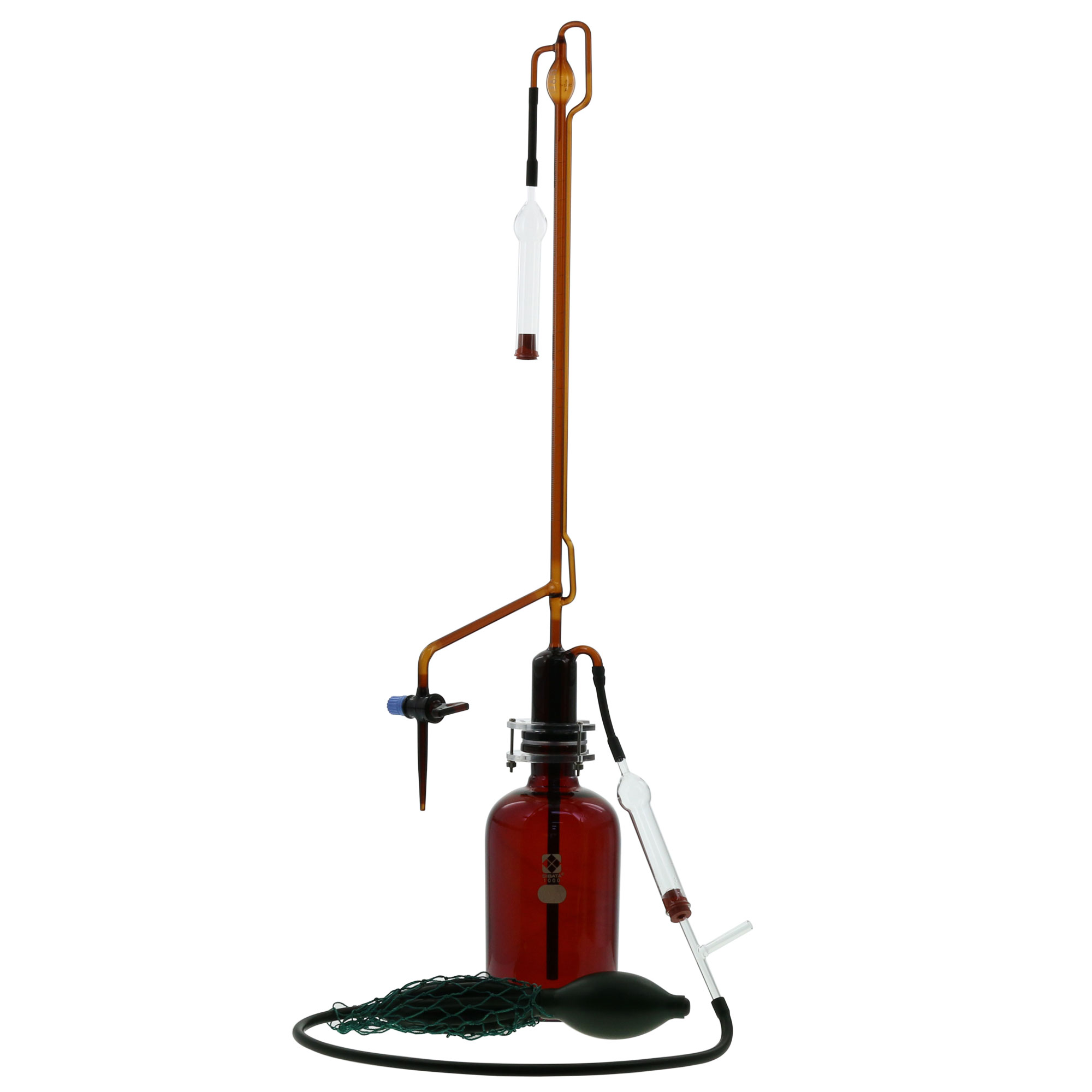 自動ビュレット スーパーグレード ガラスコック付 茶褐色 10mL