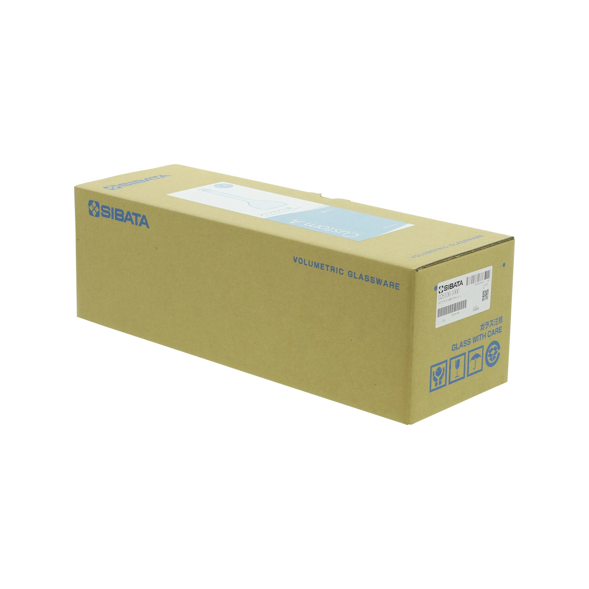 メスフラスコ カスタムA 茶褐色 1000mL