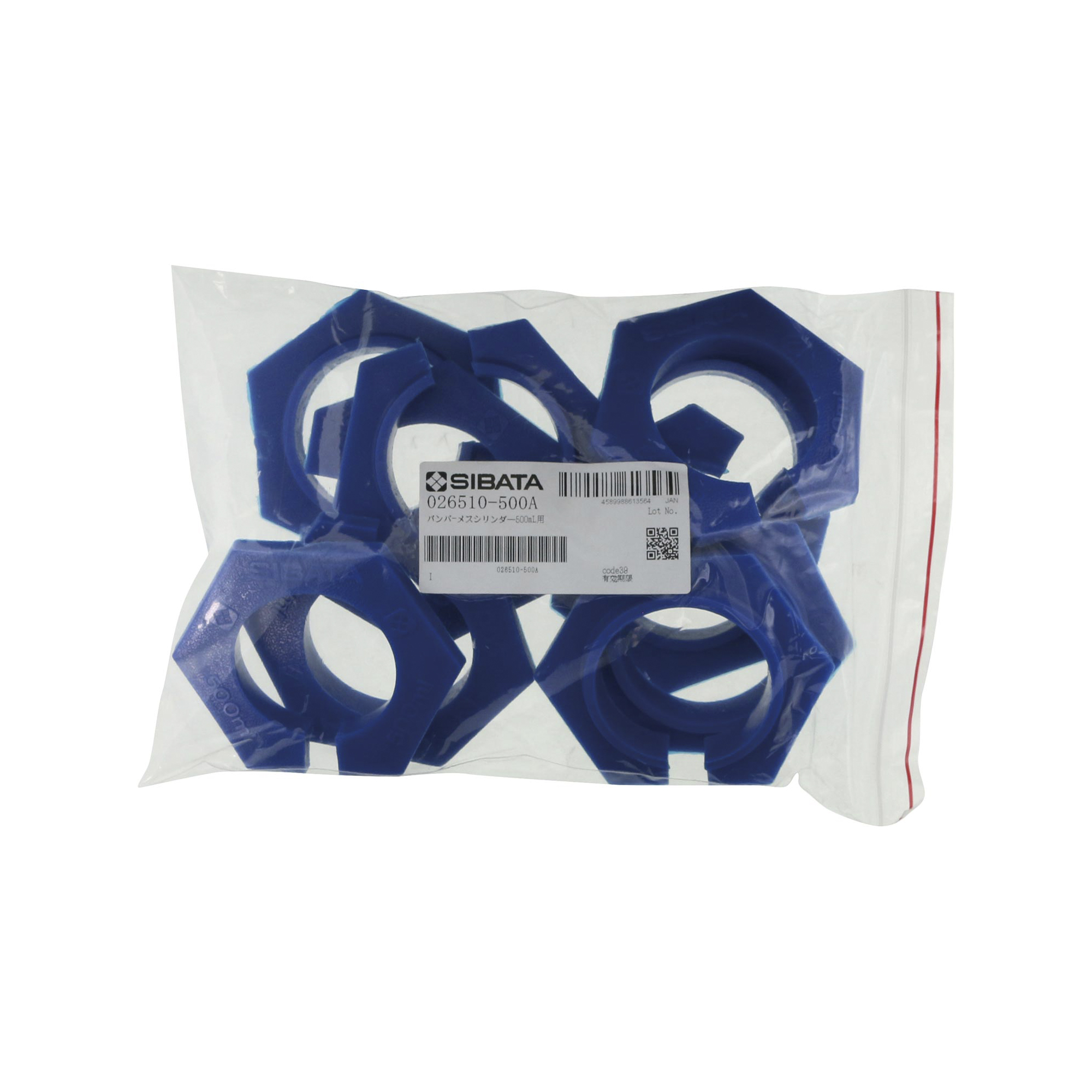 バンパー メスシリンダー 500mL用 10入