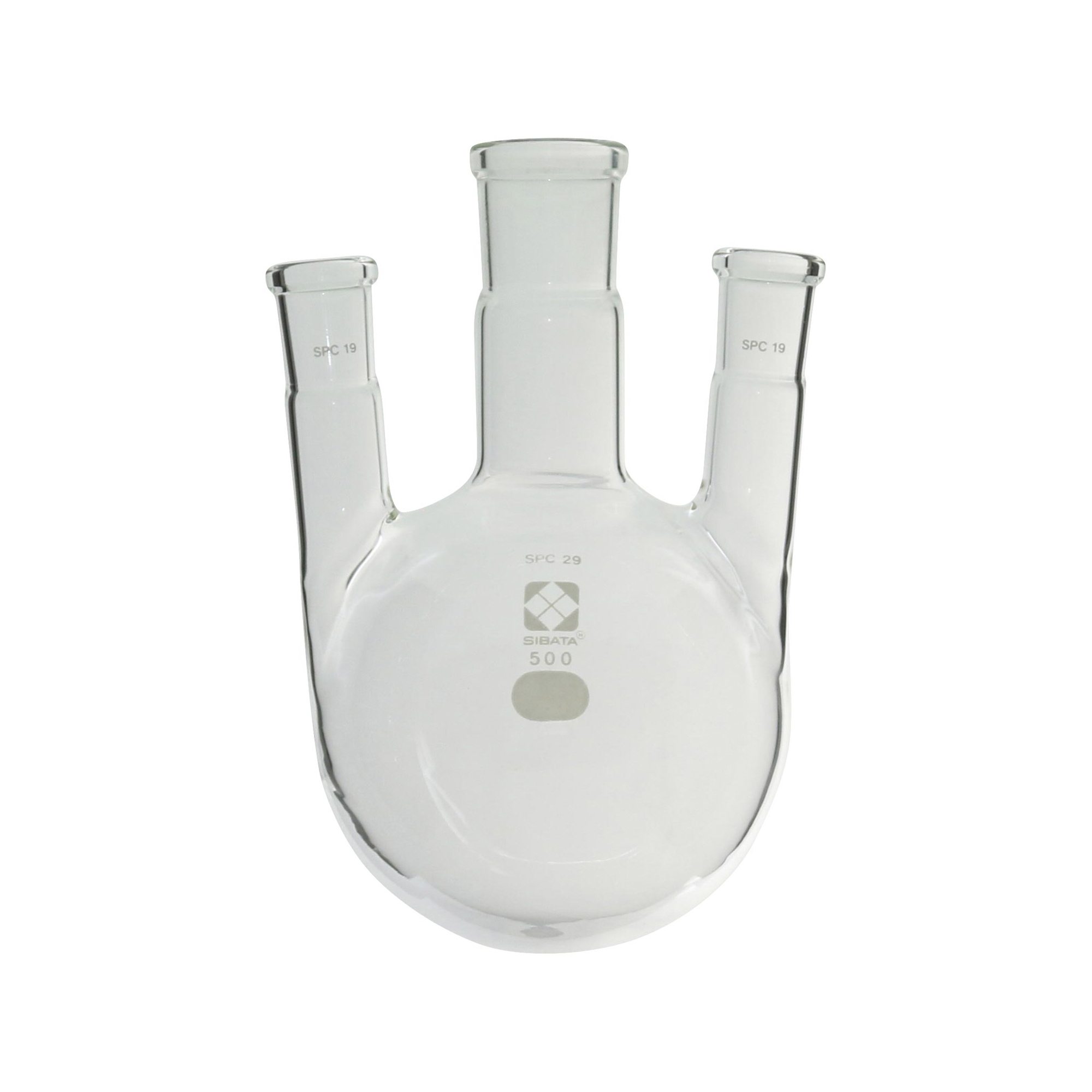 SPC三口丸底フラスコ SPC-29-19 500mL