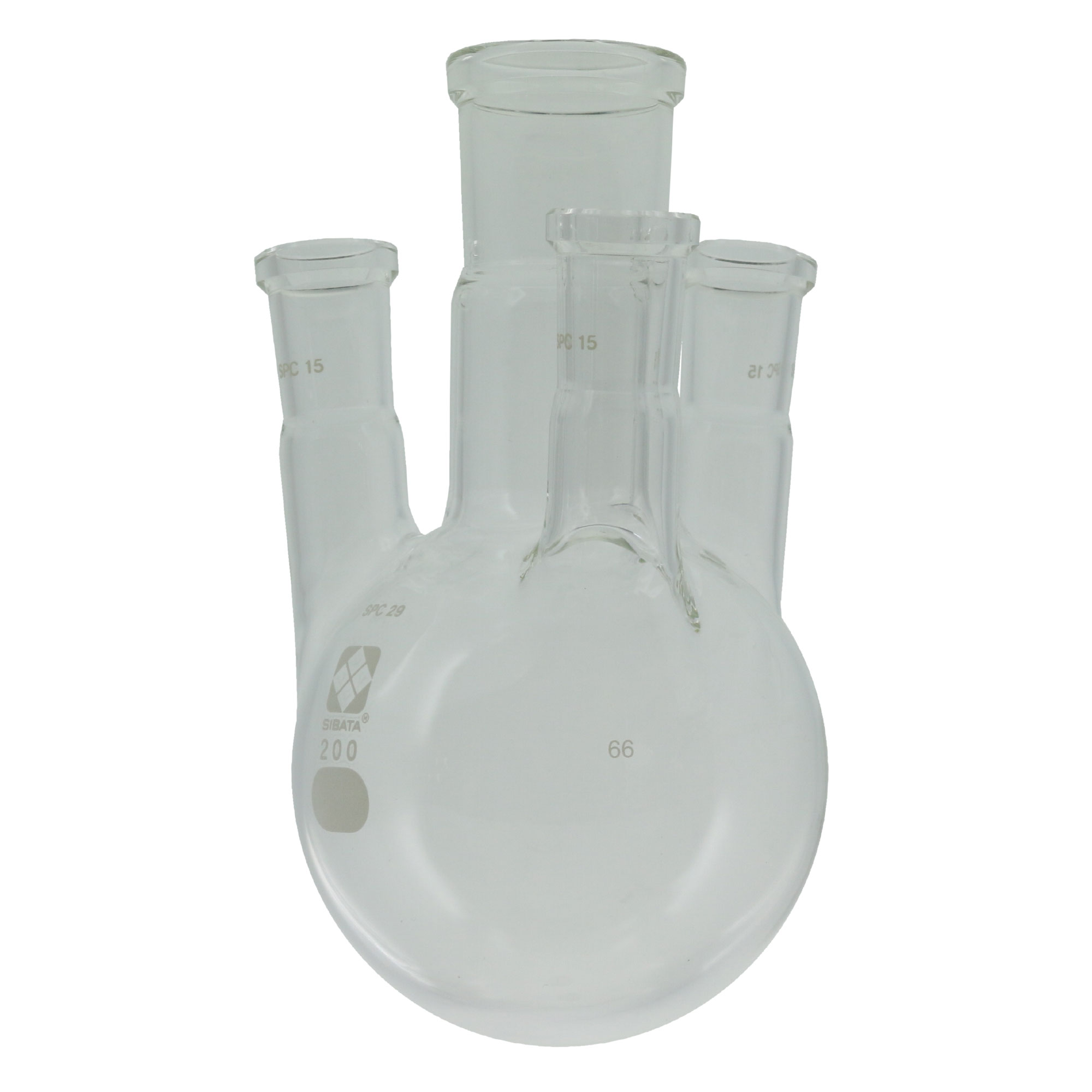 SPC四口丸底フラスコ SPC-29-15 200mL