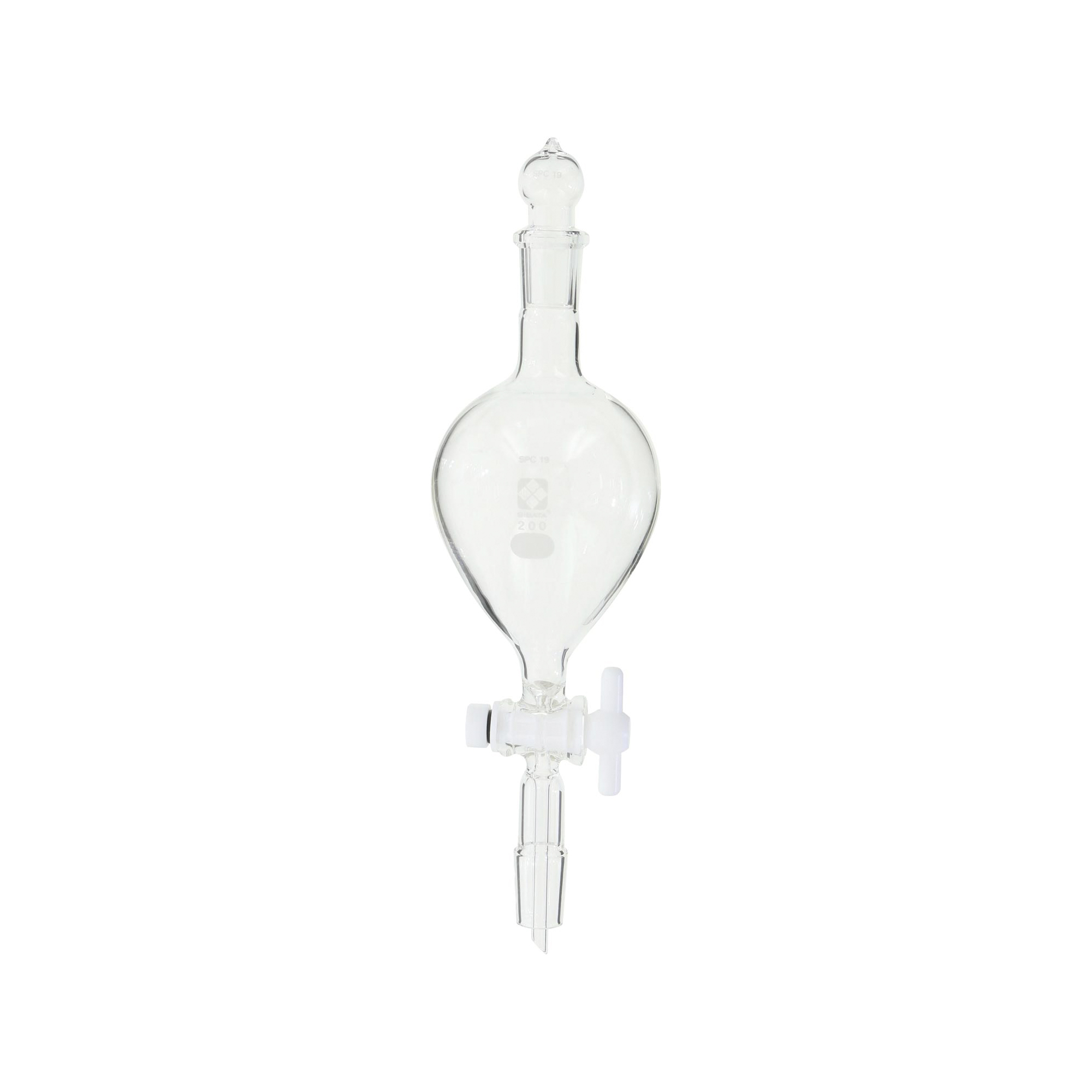 SPC分液ロート PTFEコック付 SPC-19-19 200mL