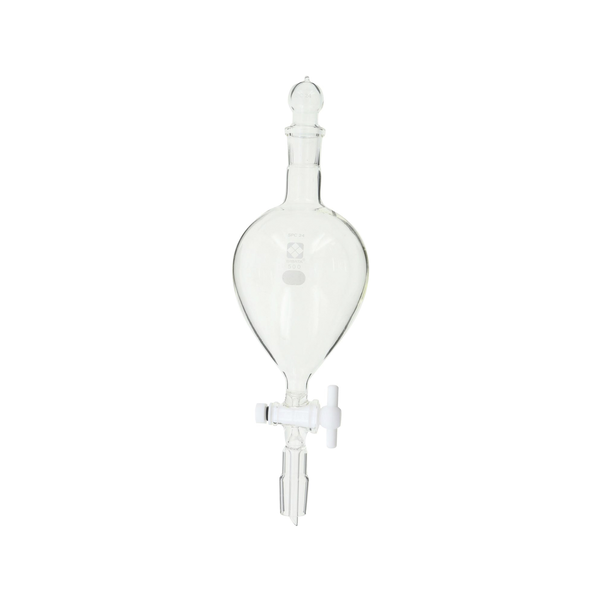 SPC分液ロート PTFEコック付 SPC-24-24 500mL