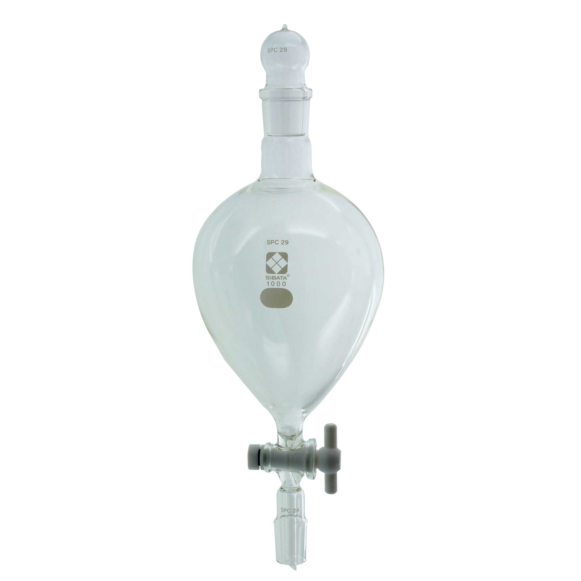 SPC分液ロート PTFEコック付 SPC-29-24 1000mL