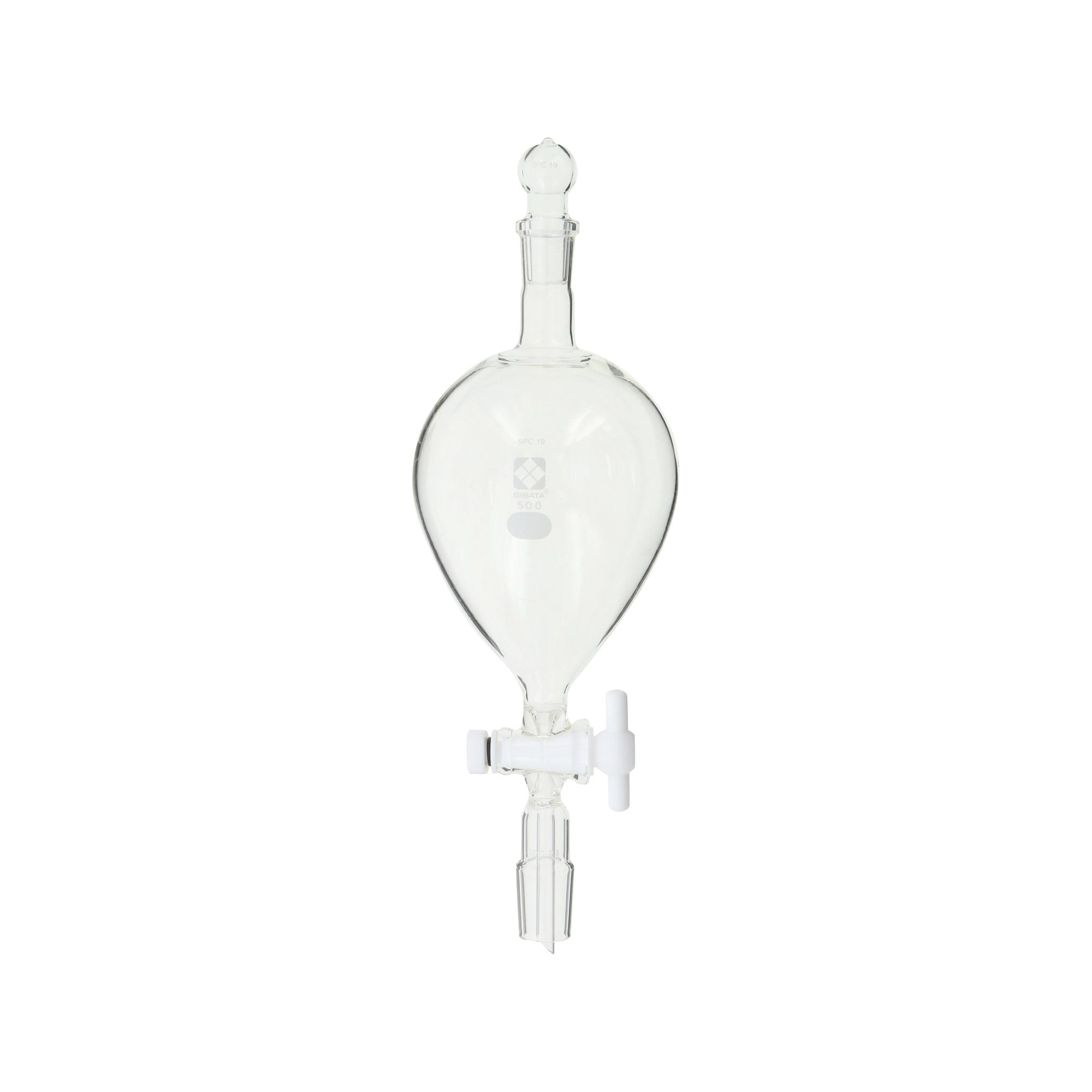 SPC分液ロート PTFEコック付 SPC-19-24 500mL