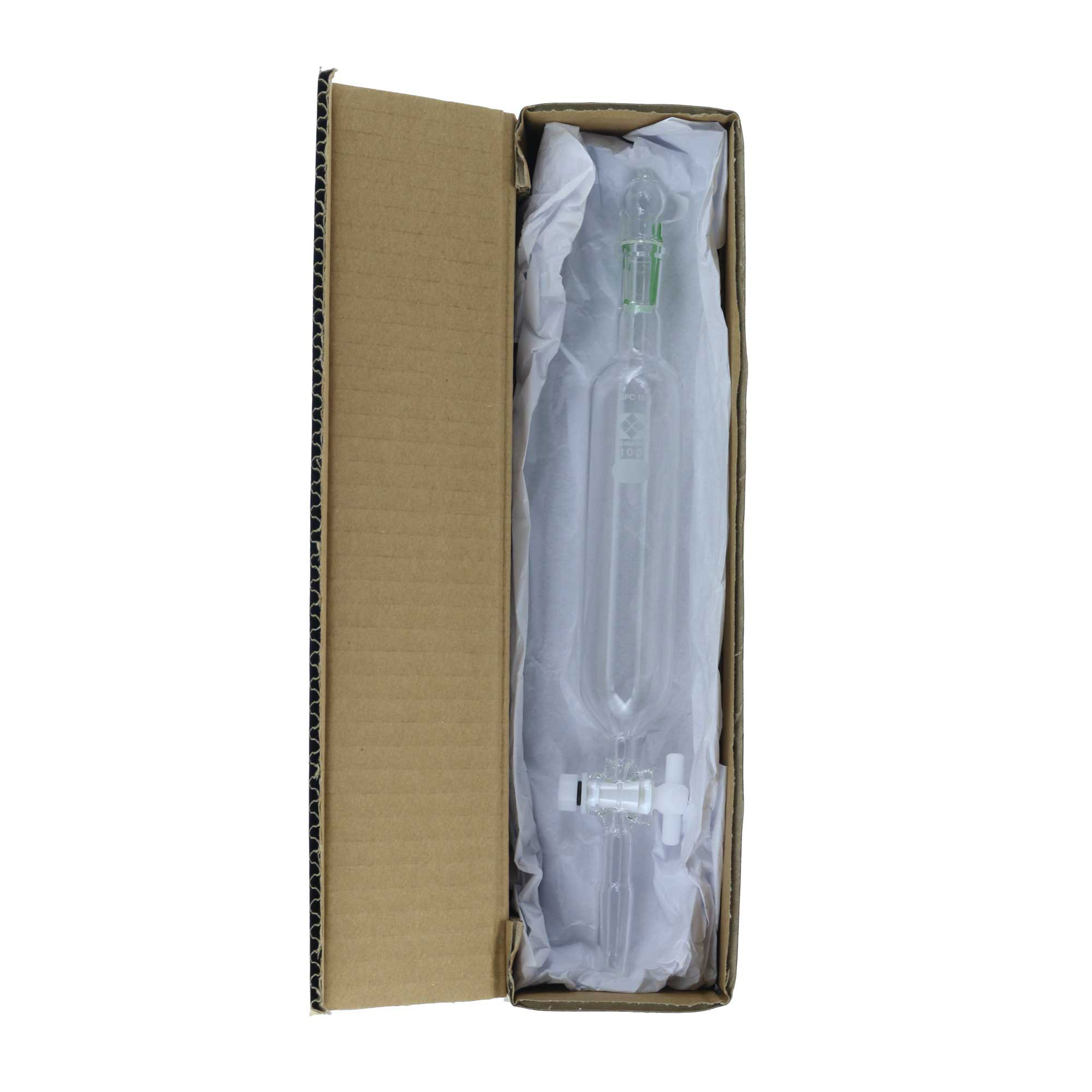 SPC分液ロート 円筒形 PTFEコック付 SPC-15-15 100mL