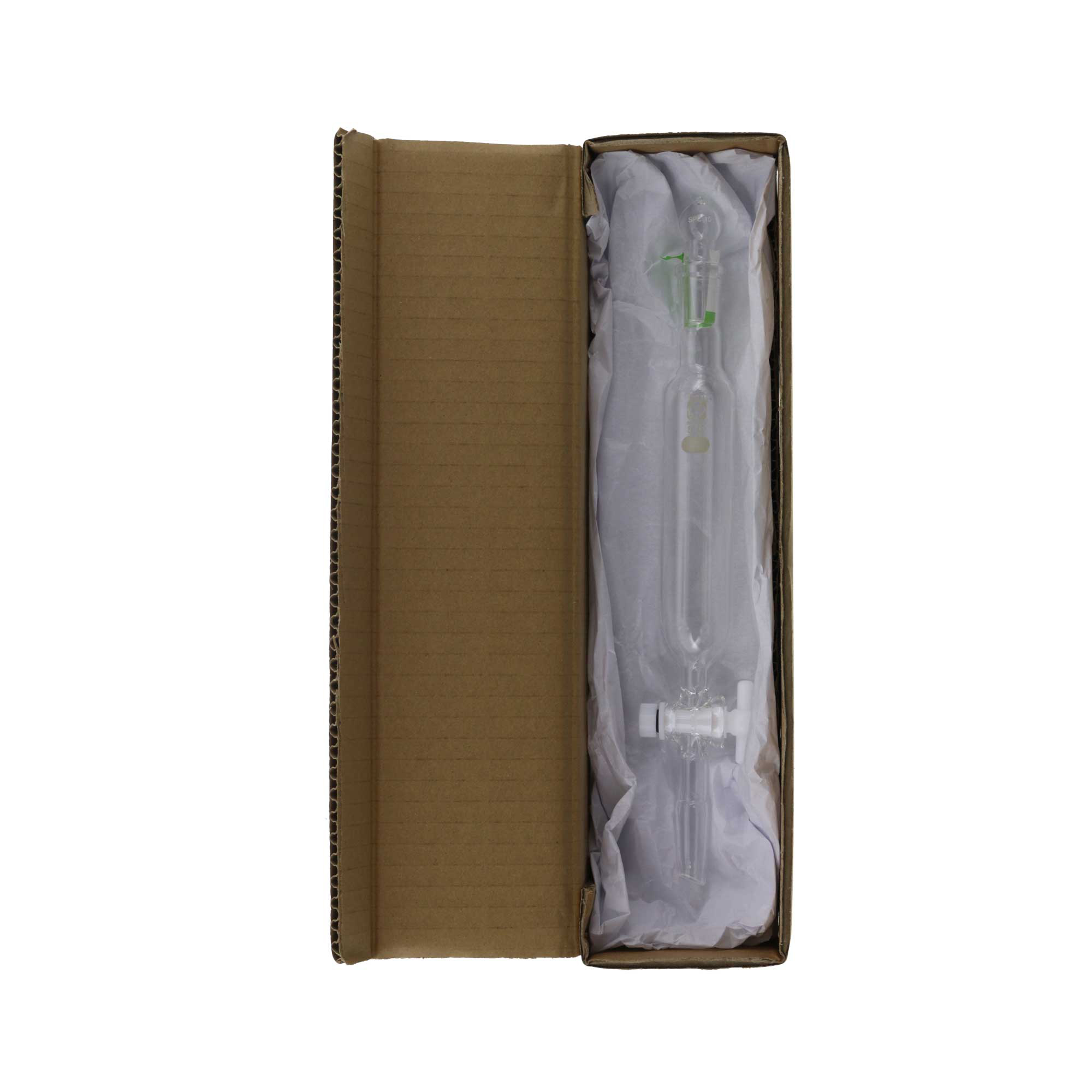 SPC分液ロート 円筒形 PTFEコック付 50mL