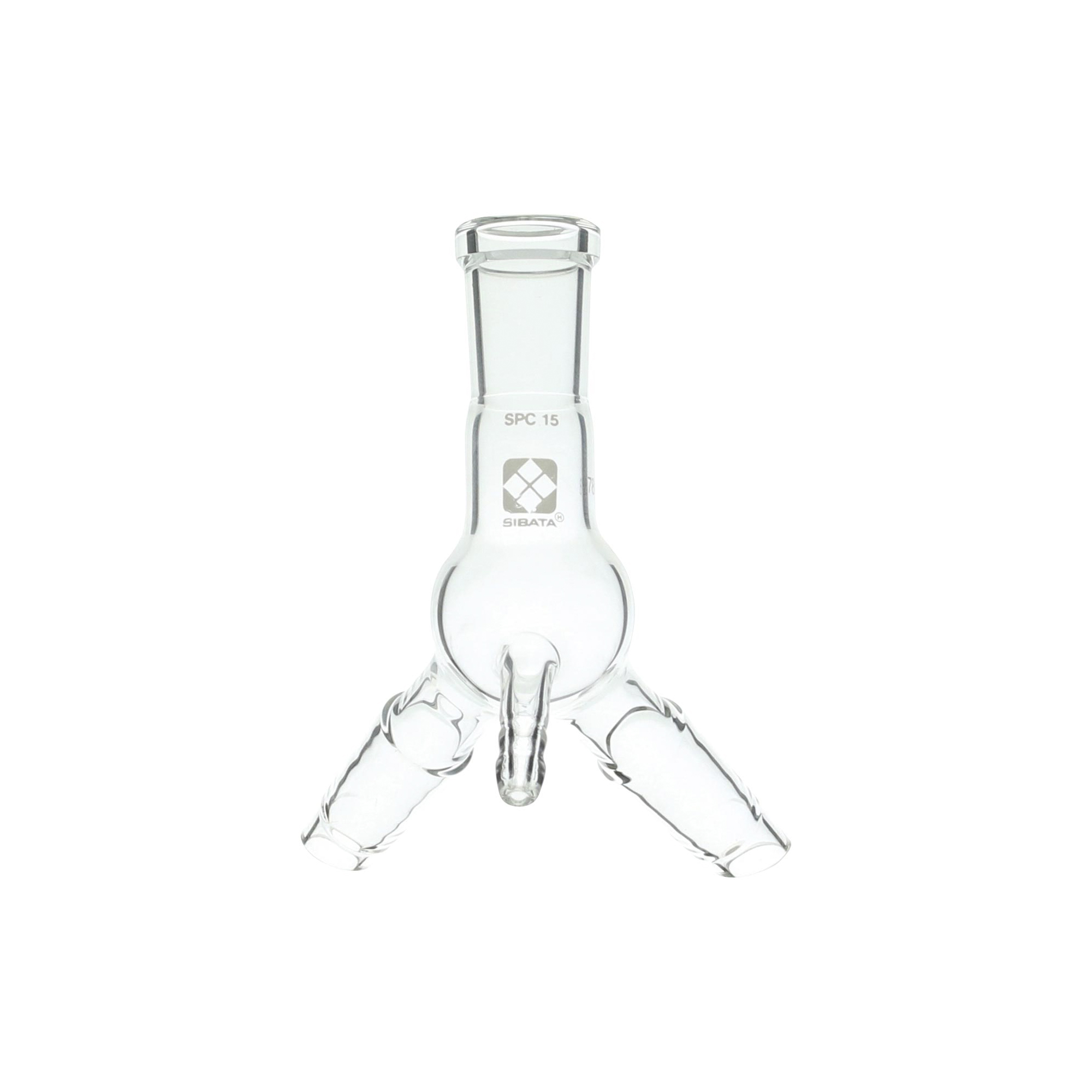 SPC減圧連結管 二又 曲管球付 SPC-15-15 セミミクロ用