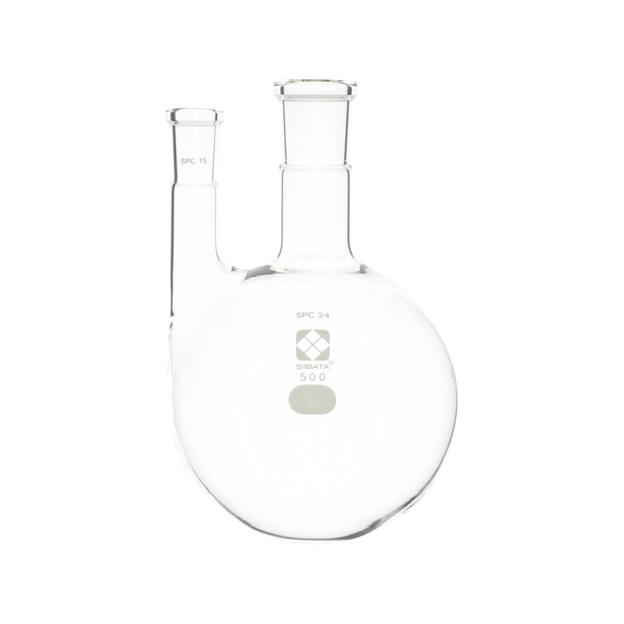 SPC二口丸底フラスコ 500mL