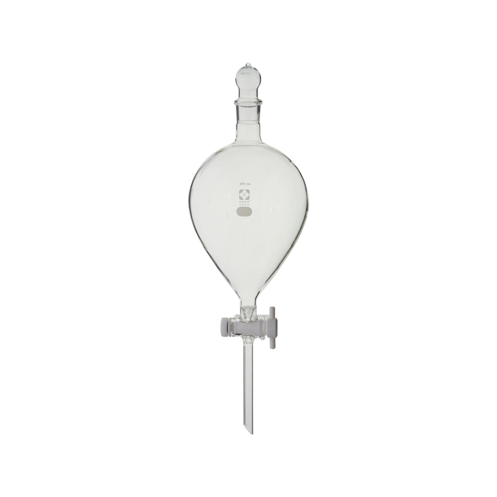 SPC分液ロート PTFEコック付 3000mL