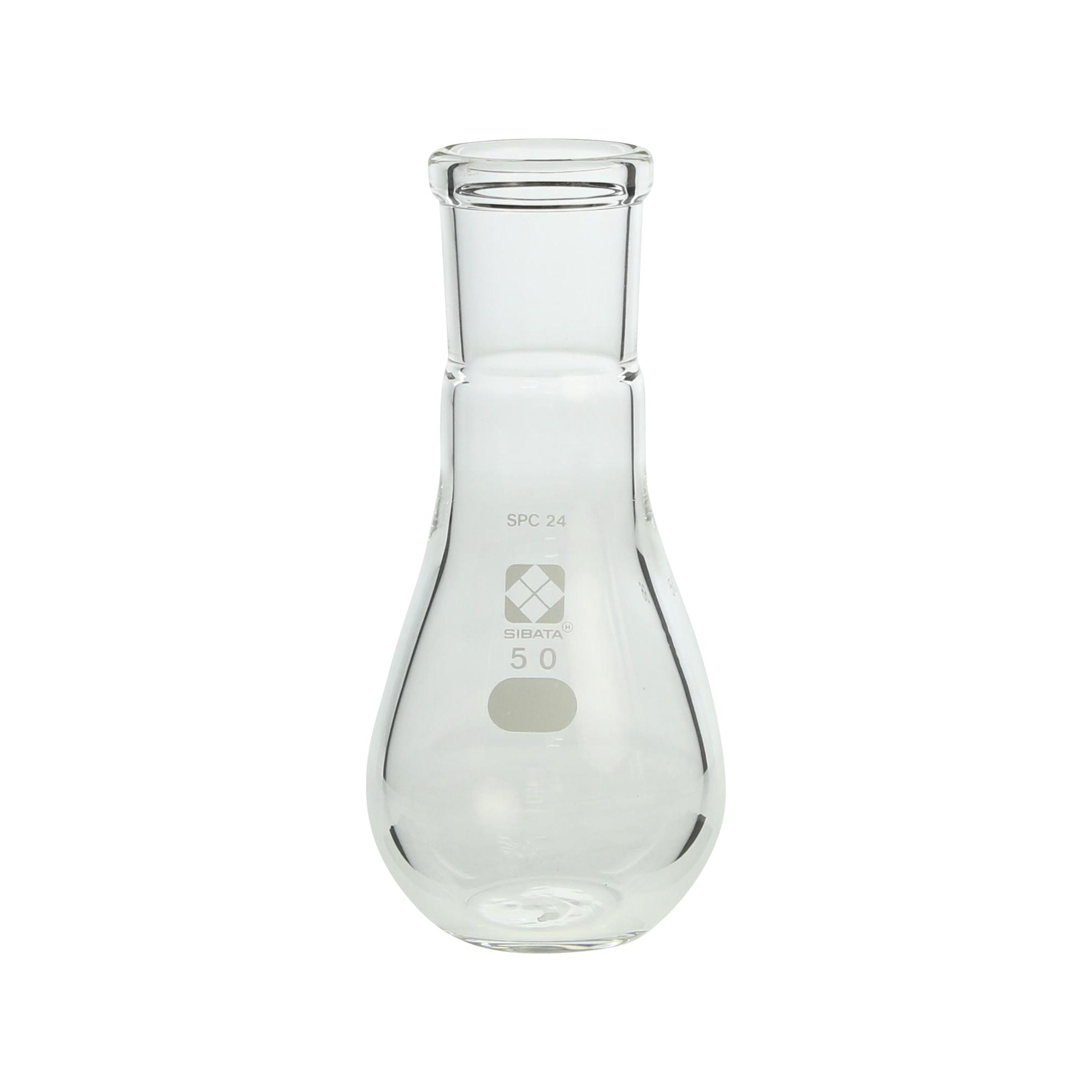 SPC平底なす形フラスコ SPC-24 50mL