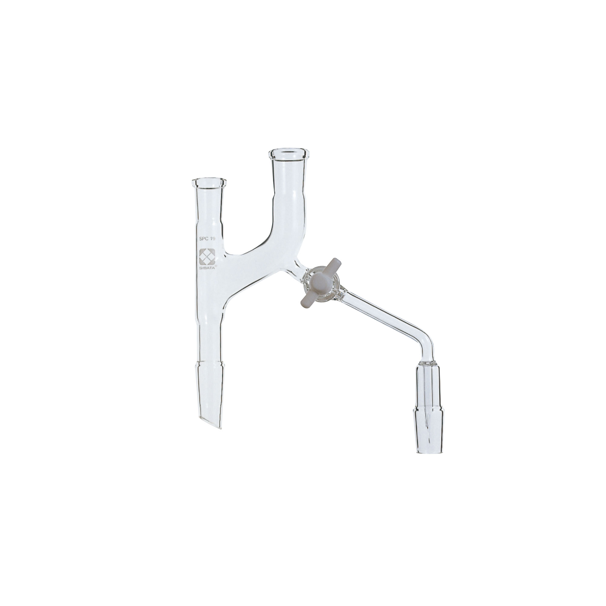 SPC分留頭 流下流量調節コック付 SPC-15-19-19-19