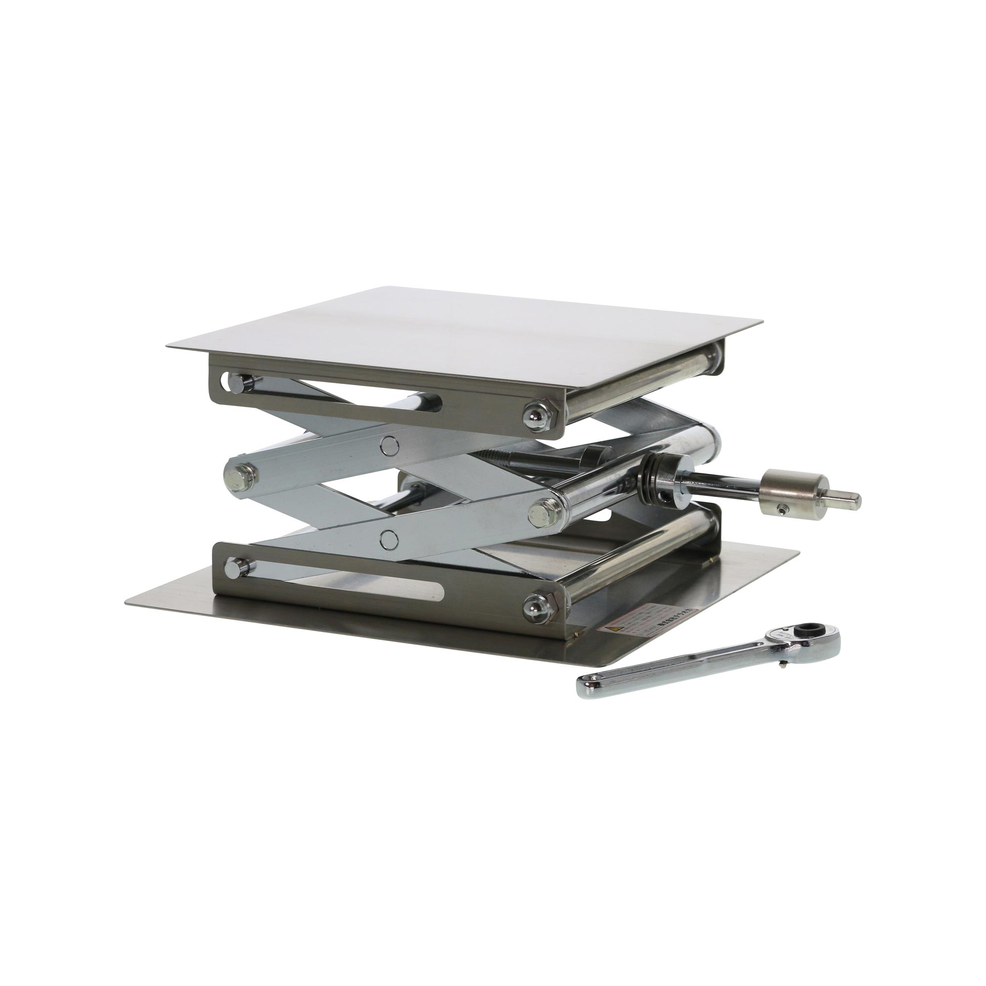 ラボジャッキ ラチェット式 200×200mm