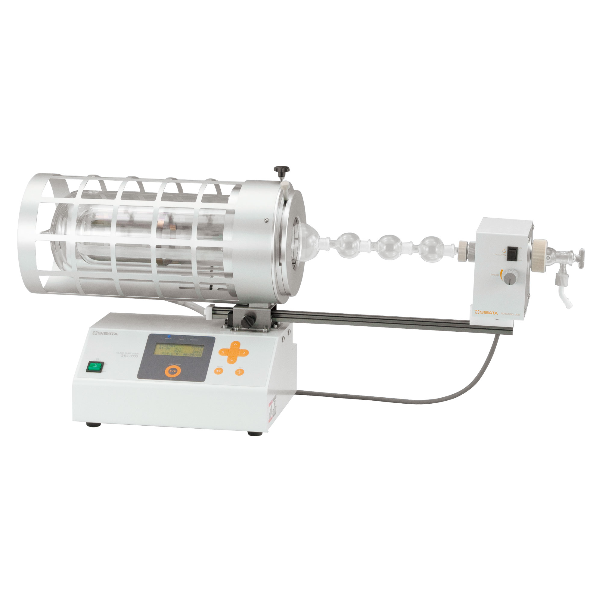 ガラスチューブオーブン GTO-3000 回転加熱型