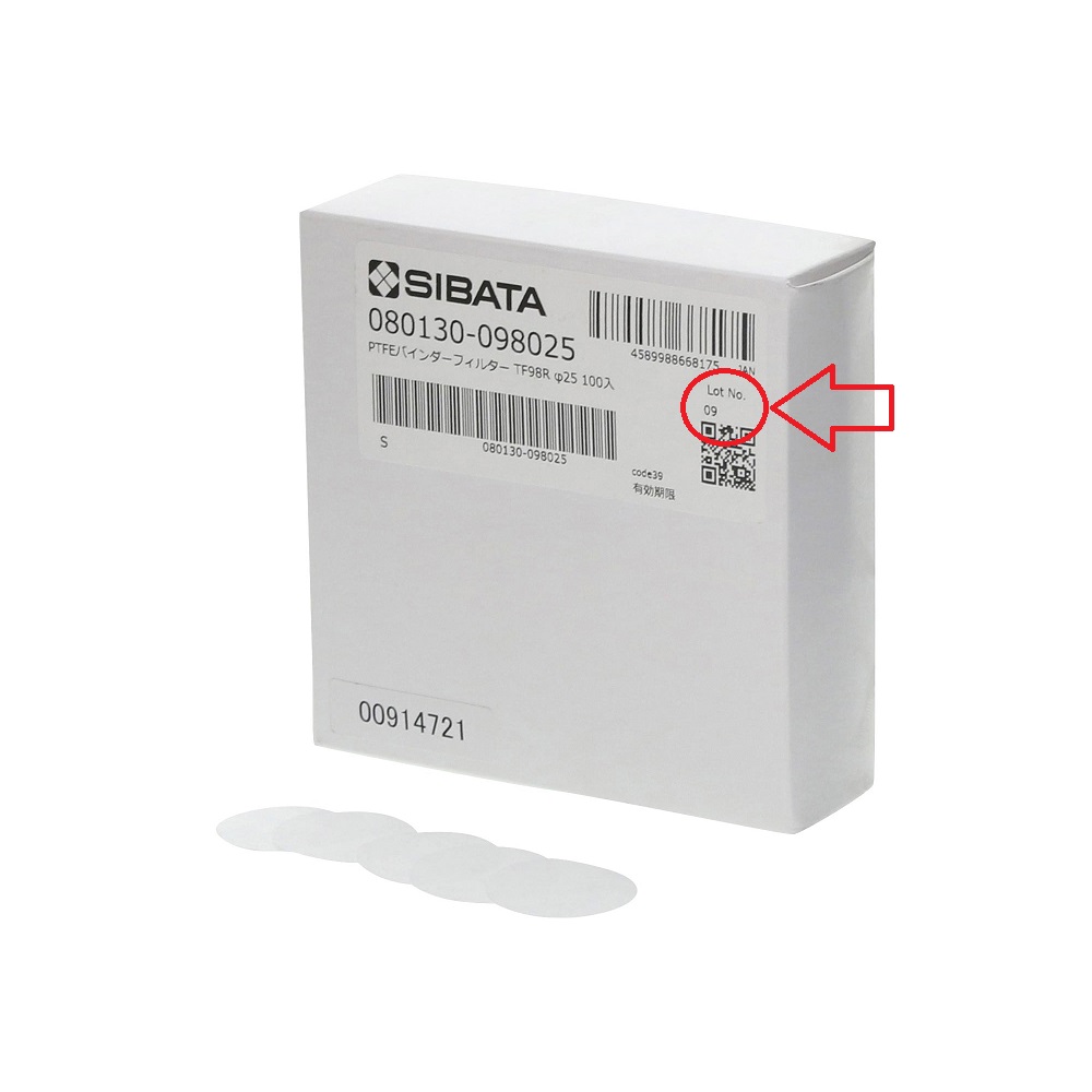 PTFEバインダーフィルター TF98R φ25 100入
