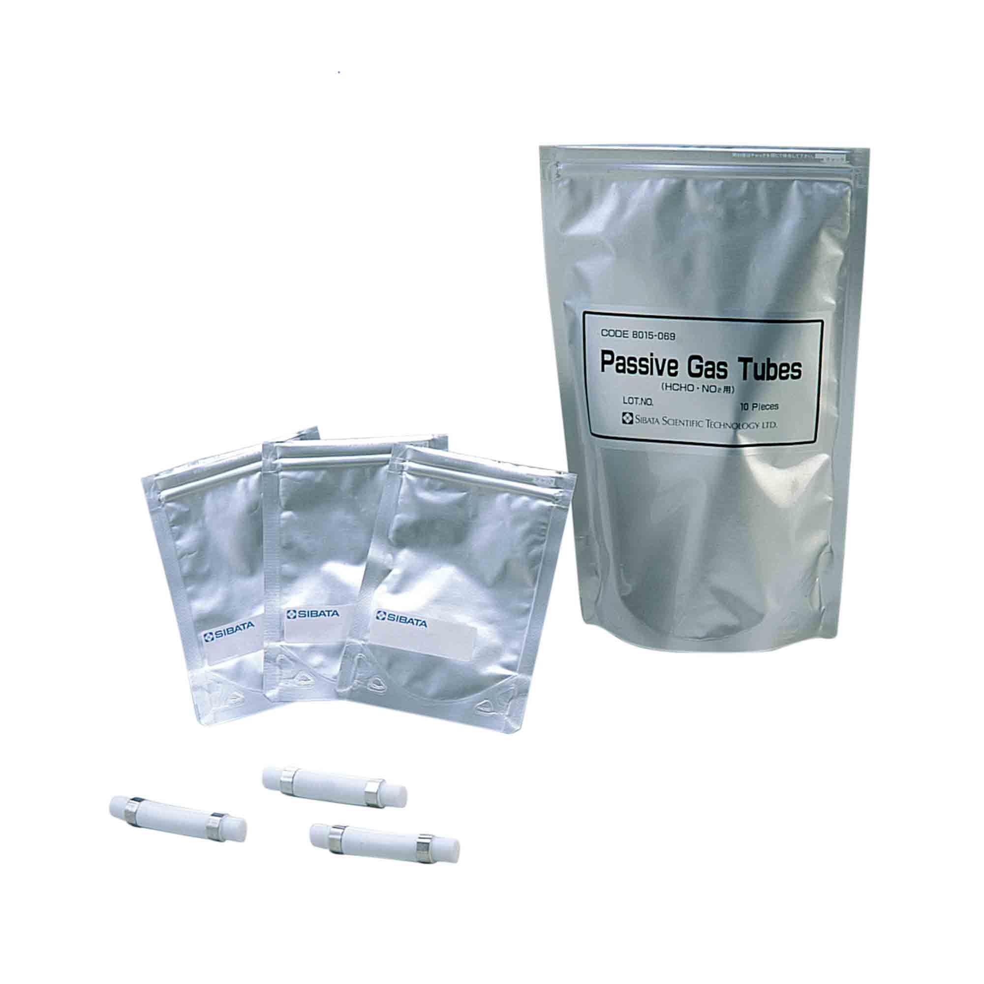 パッシブガスチューブ ホルムアルデヒド・二酸化窒素用 10入