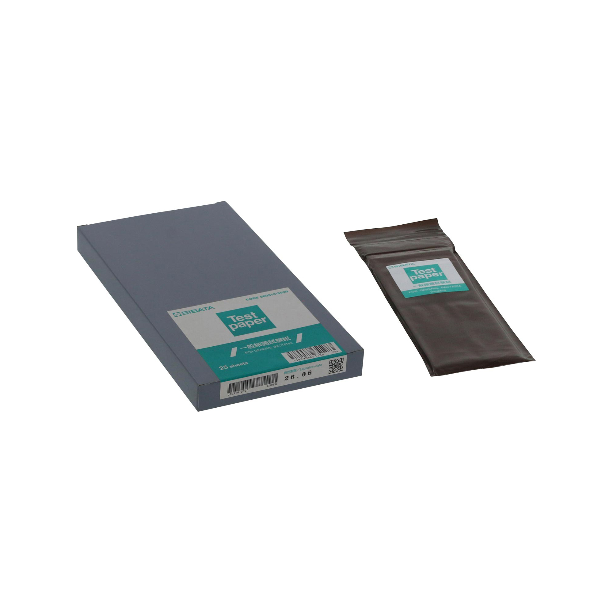 一般細菌試験紙 滅菌済パック入 25入