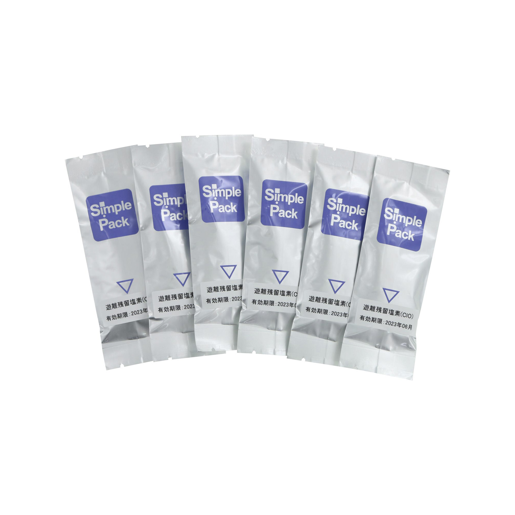 簡易水質検査キット シンプルパックミニ 遊離残留塩素 6入