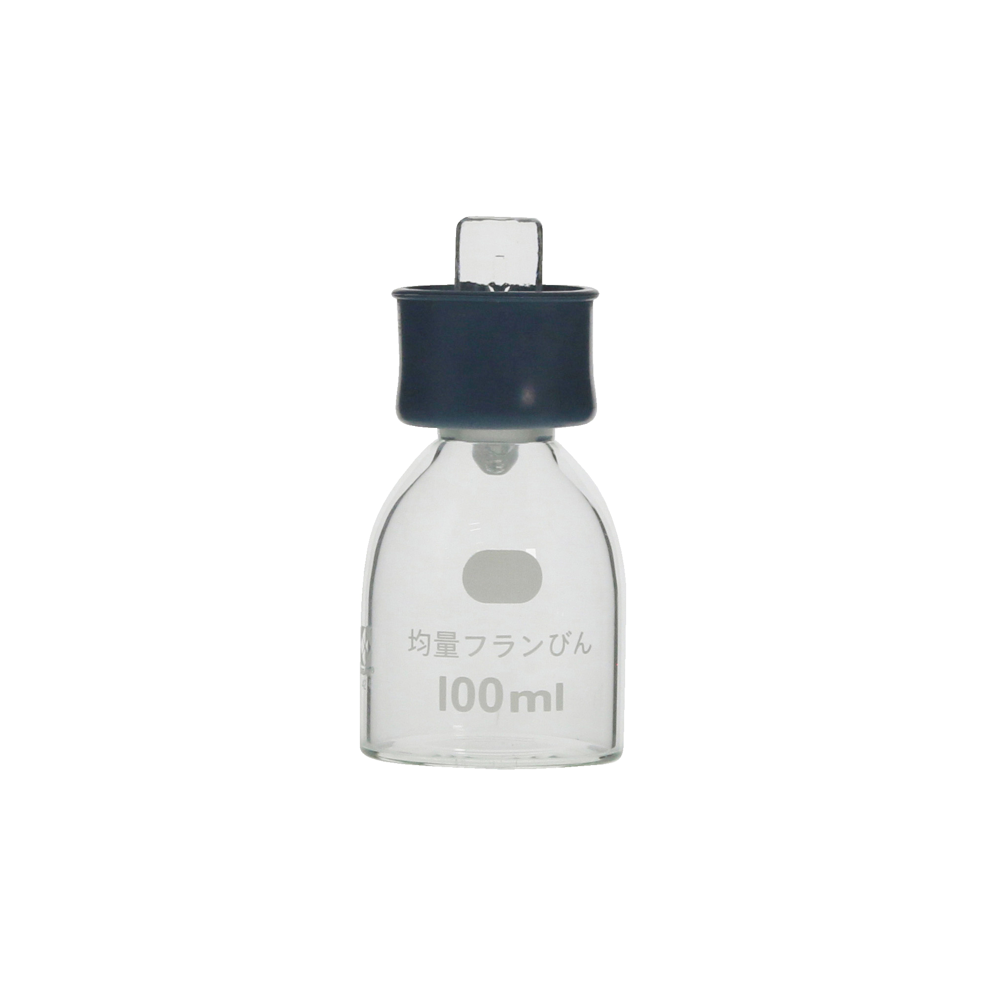 均量フランびん 100mL ゴムカラー付 溝なし 5入