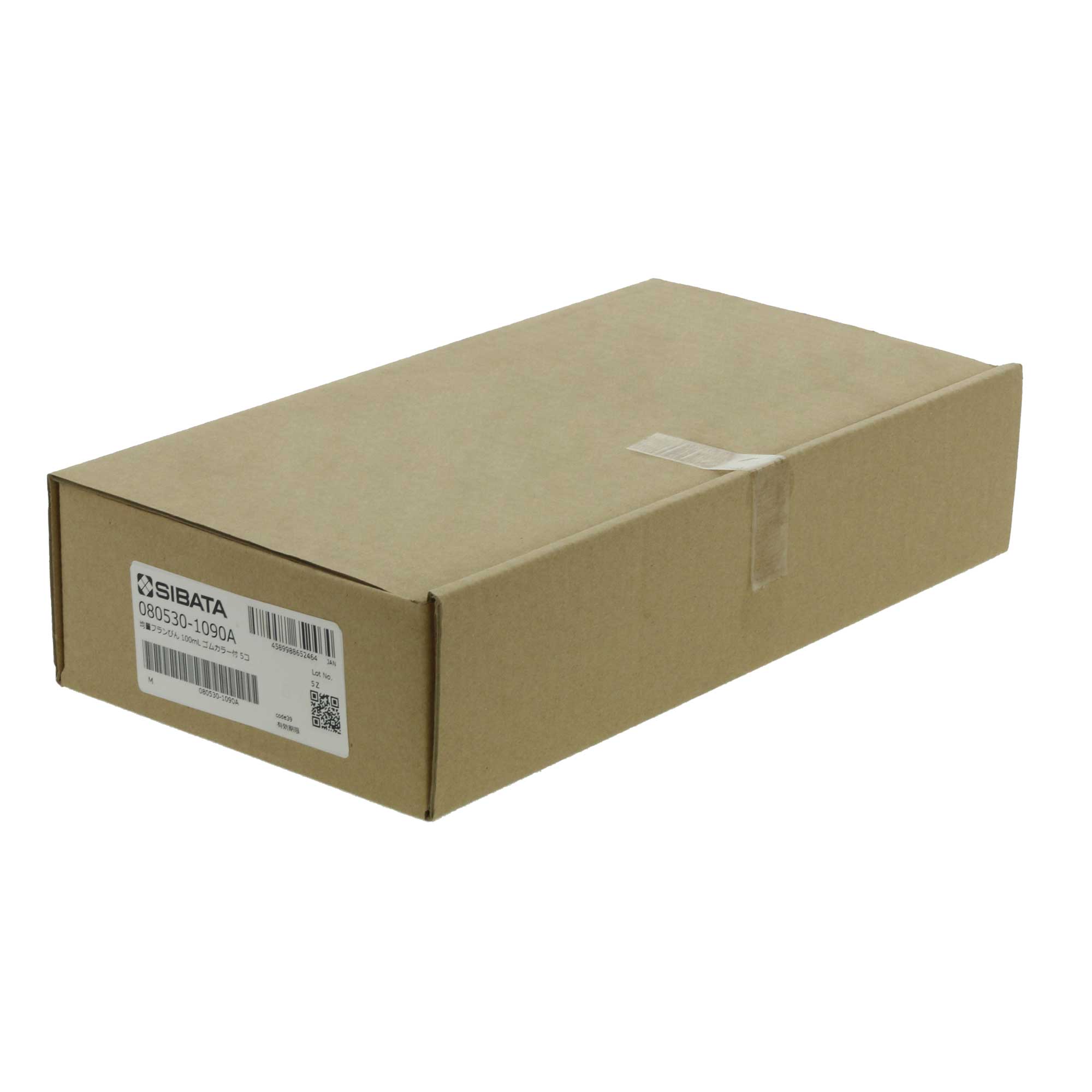 均量フランびん 100mL ゴムカラー付 溝なし 5入