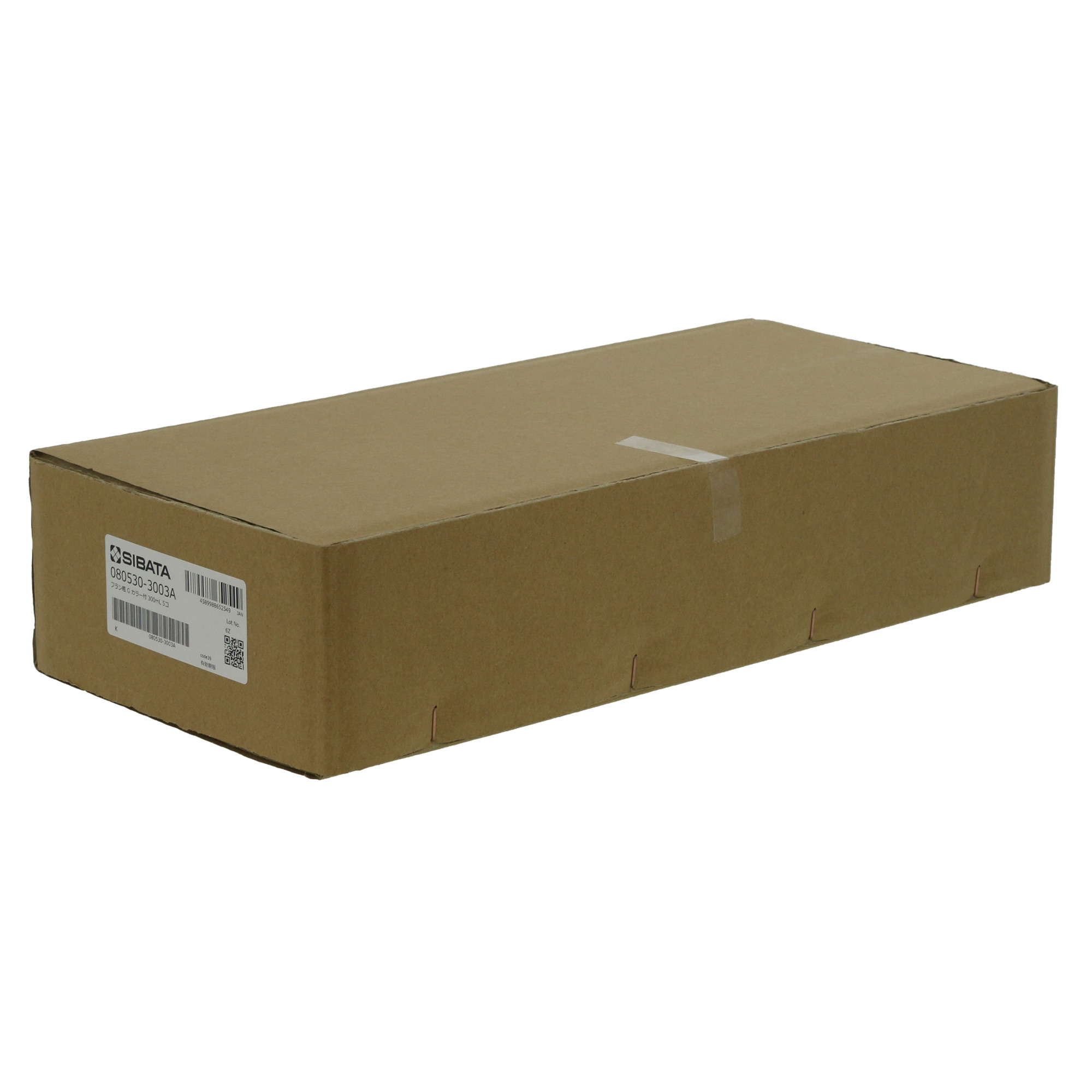 BODフランびん 300mL ガラスカラー付 溝付 5入